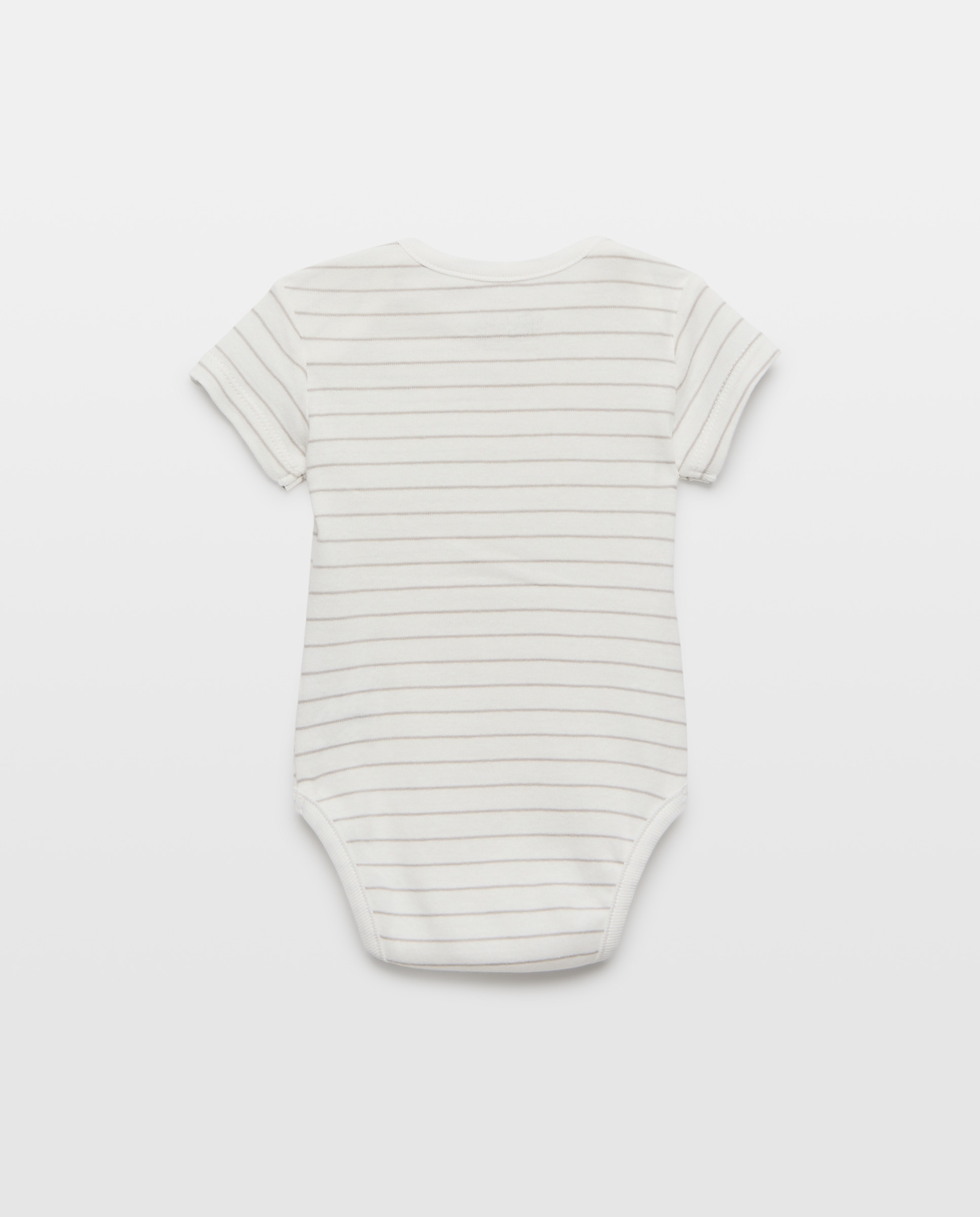 Pack de 2 Bodies de Bebé com Manga Curta e Estampado Winnie The Pooh Cotton Juice Branco-2