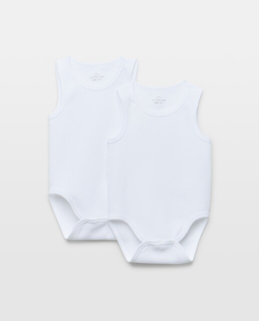 Imagem 0 de Pack de 2 Bodies de Bebé sem Mangas