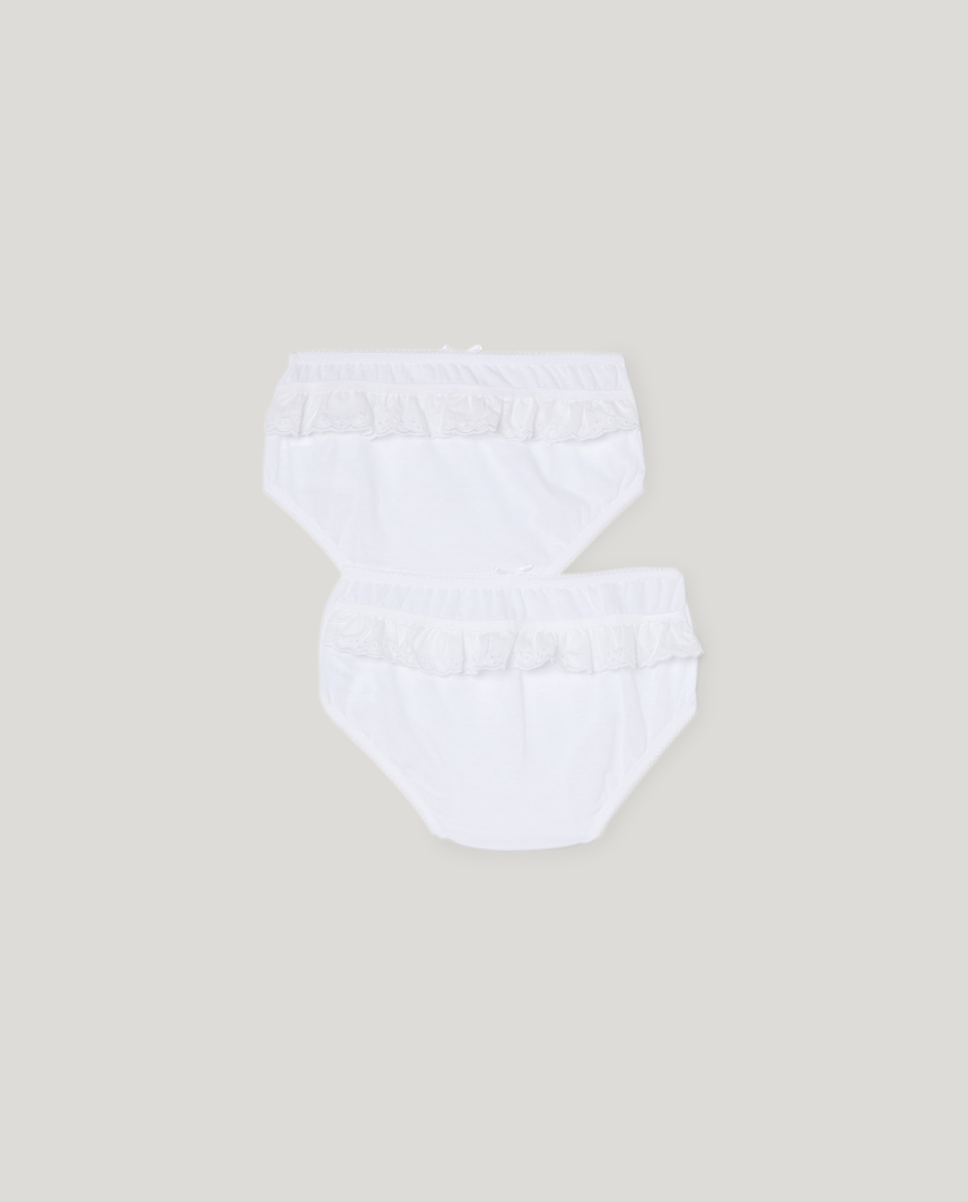 Pack de Dois Tapa-Fraldas de Bebé - Branco Cotton Juice Branco-2