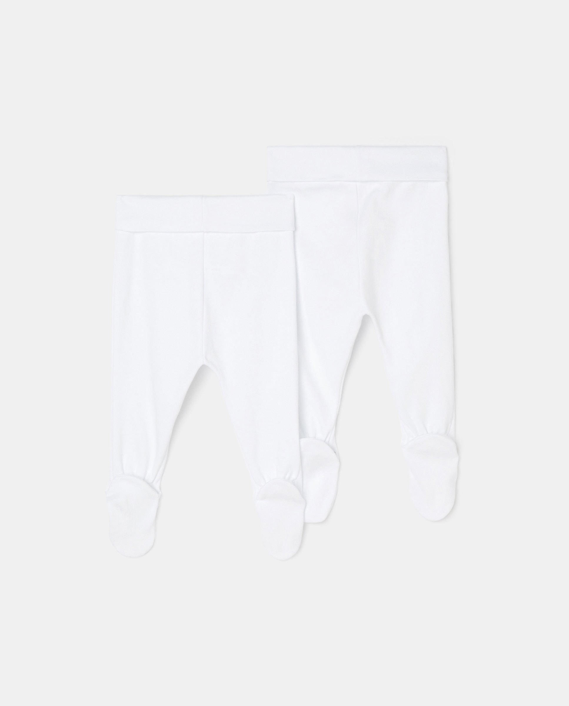 Pack de 2 Polainas de Bebé Cotton Juice Branco-2