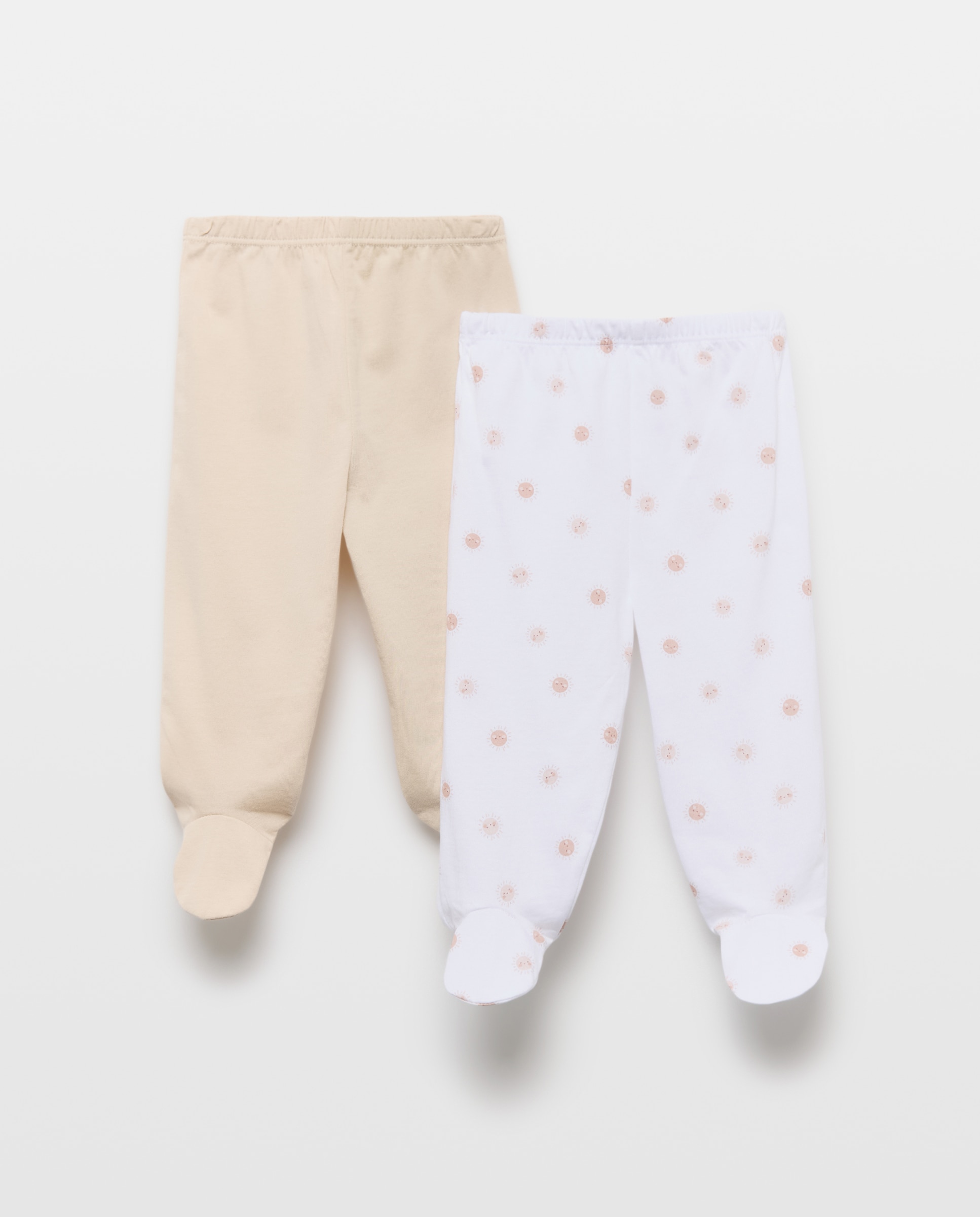 Imagen 1 de Pack de 2 polainas fantasía de bebé - Cotton Juice - Camel Camel