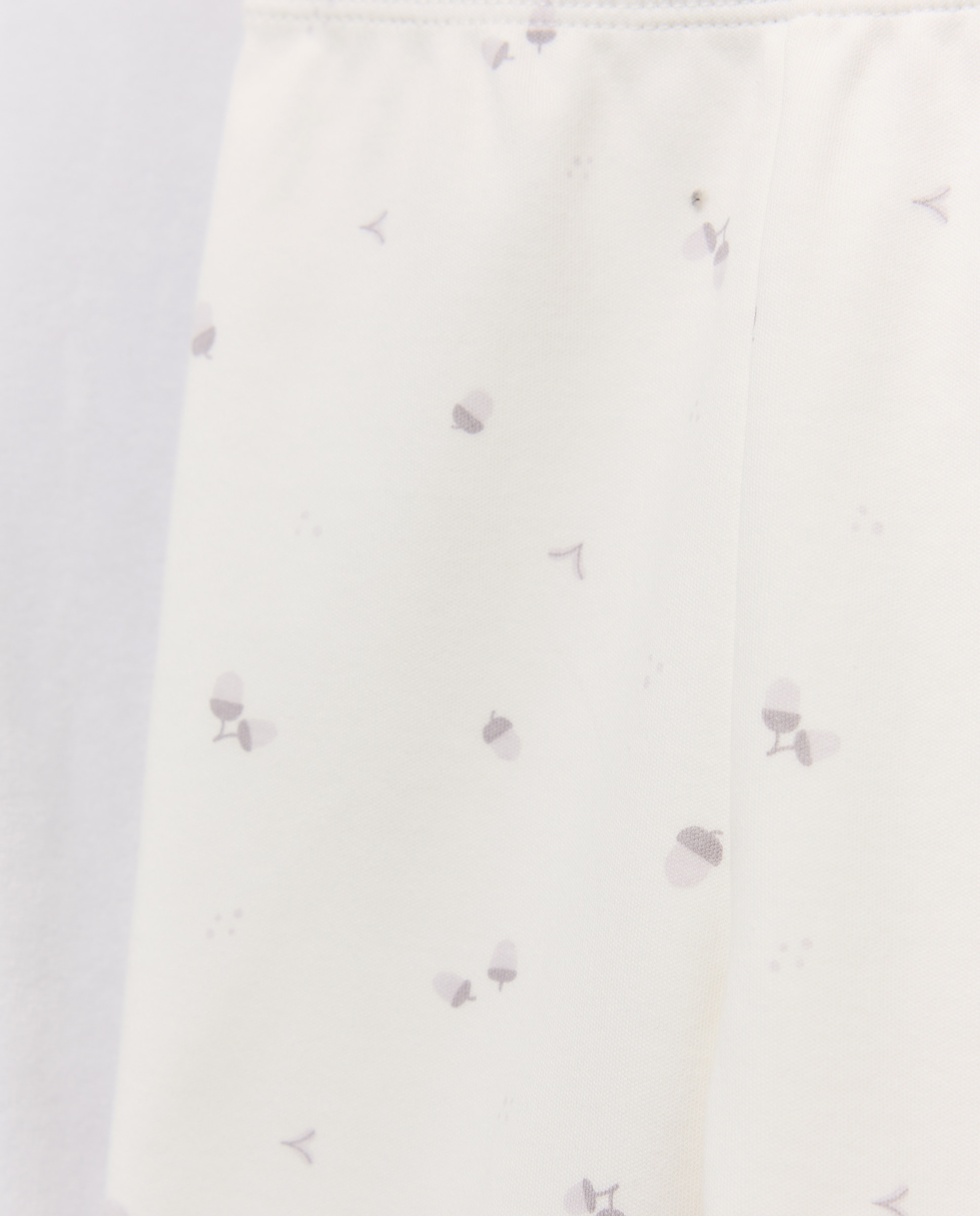 Imagen 3 de Pack de 2 polainas estampada y lisa de bebé - Cotton Juice - Gris Gris