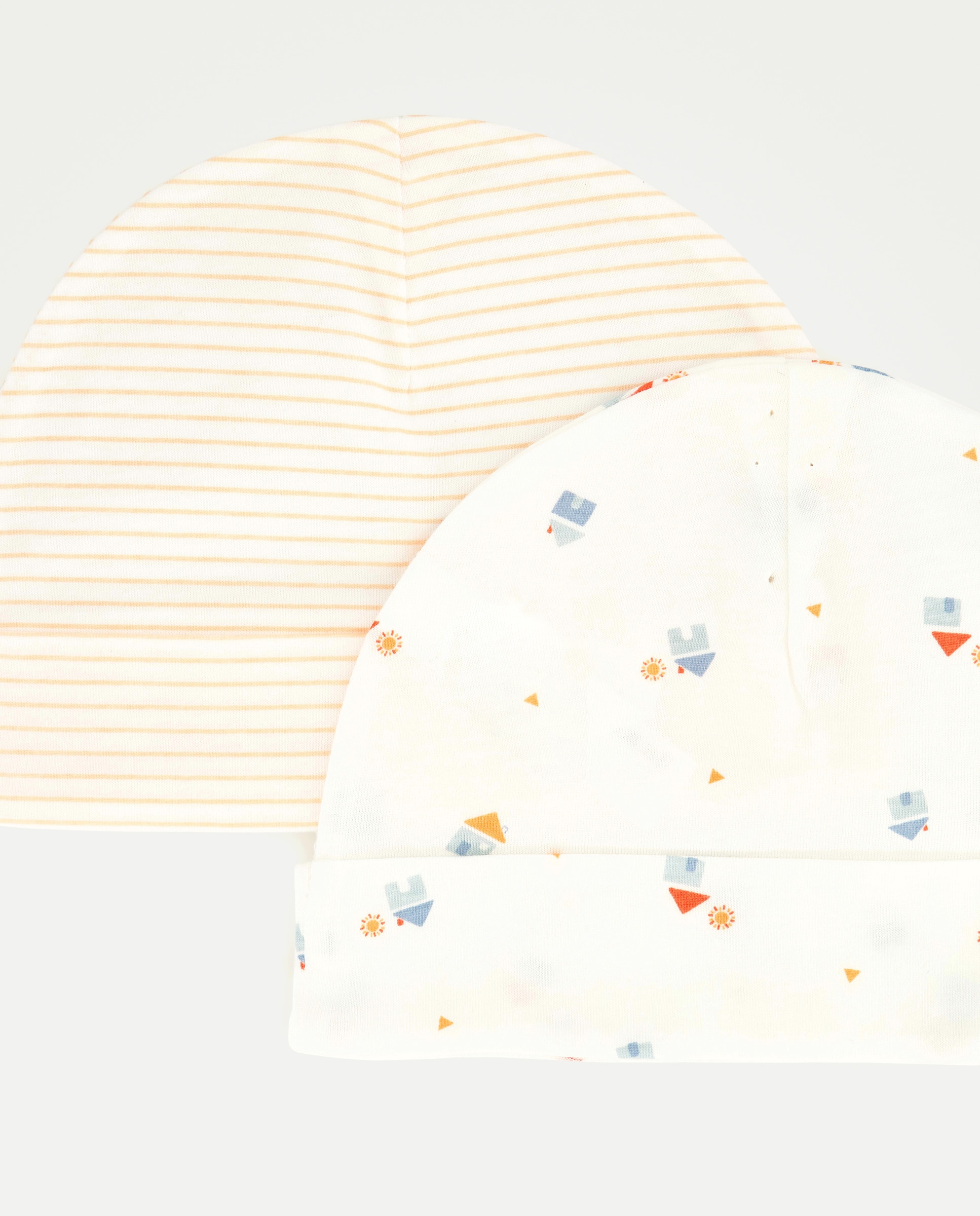 Pack de 2 Gorros de Bebé com Fantasia Cotton Juice Vermelho-2