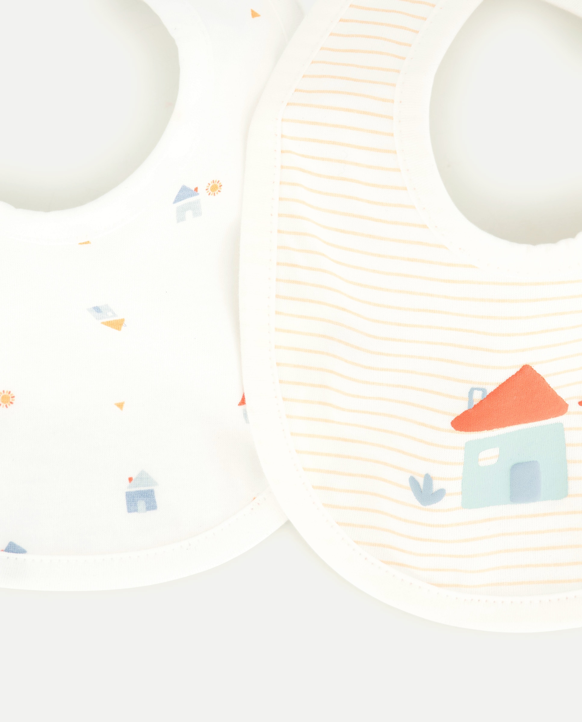 Pack de 2 Babetes de Bebé com Fantasia Vermelho-2