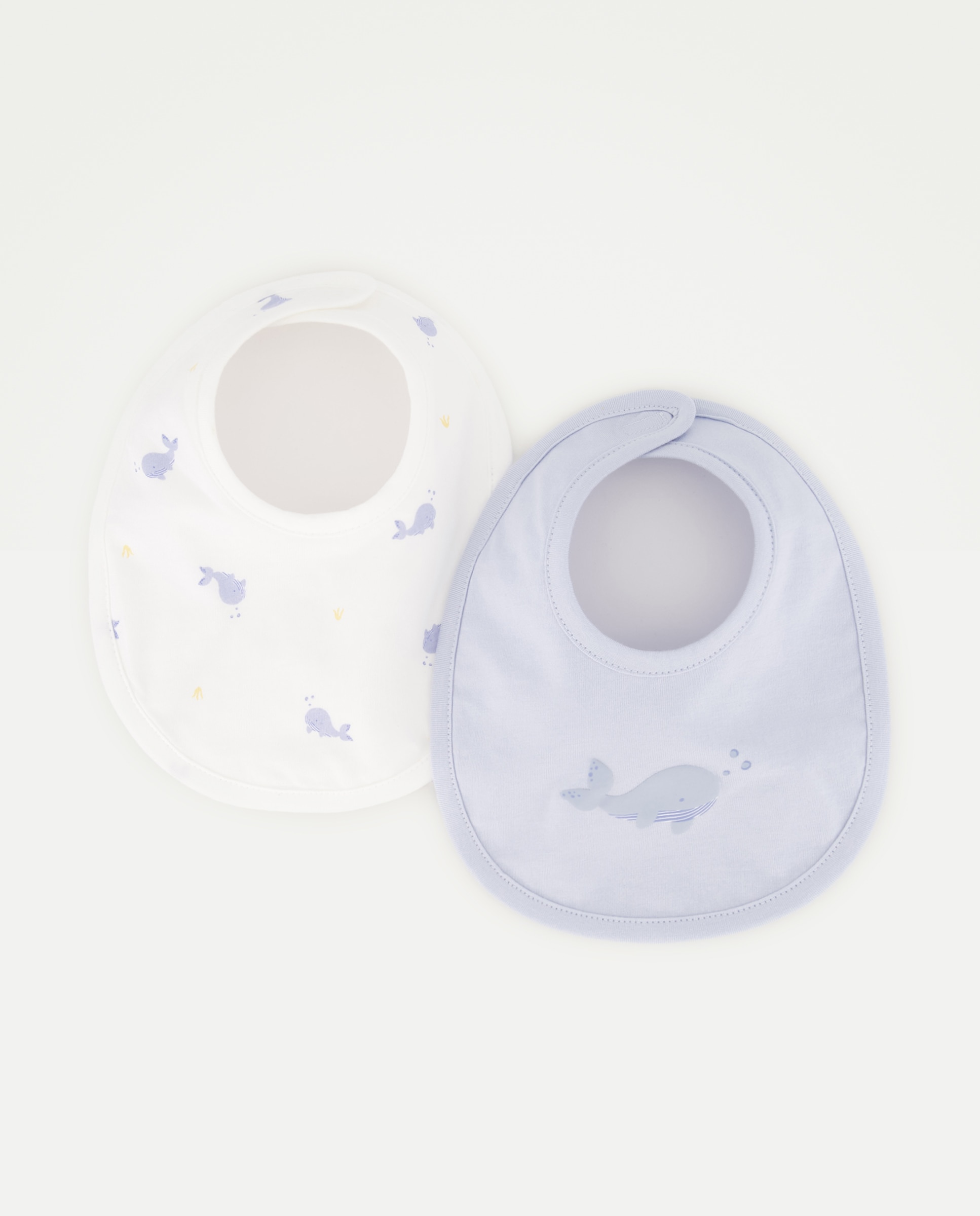 Pack de 2 Babetes de Bebé com Fantasia Cotton Juice Azul-1
