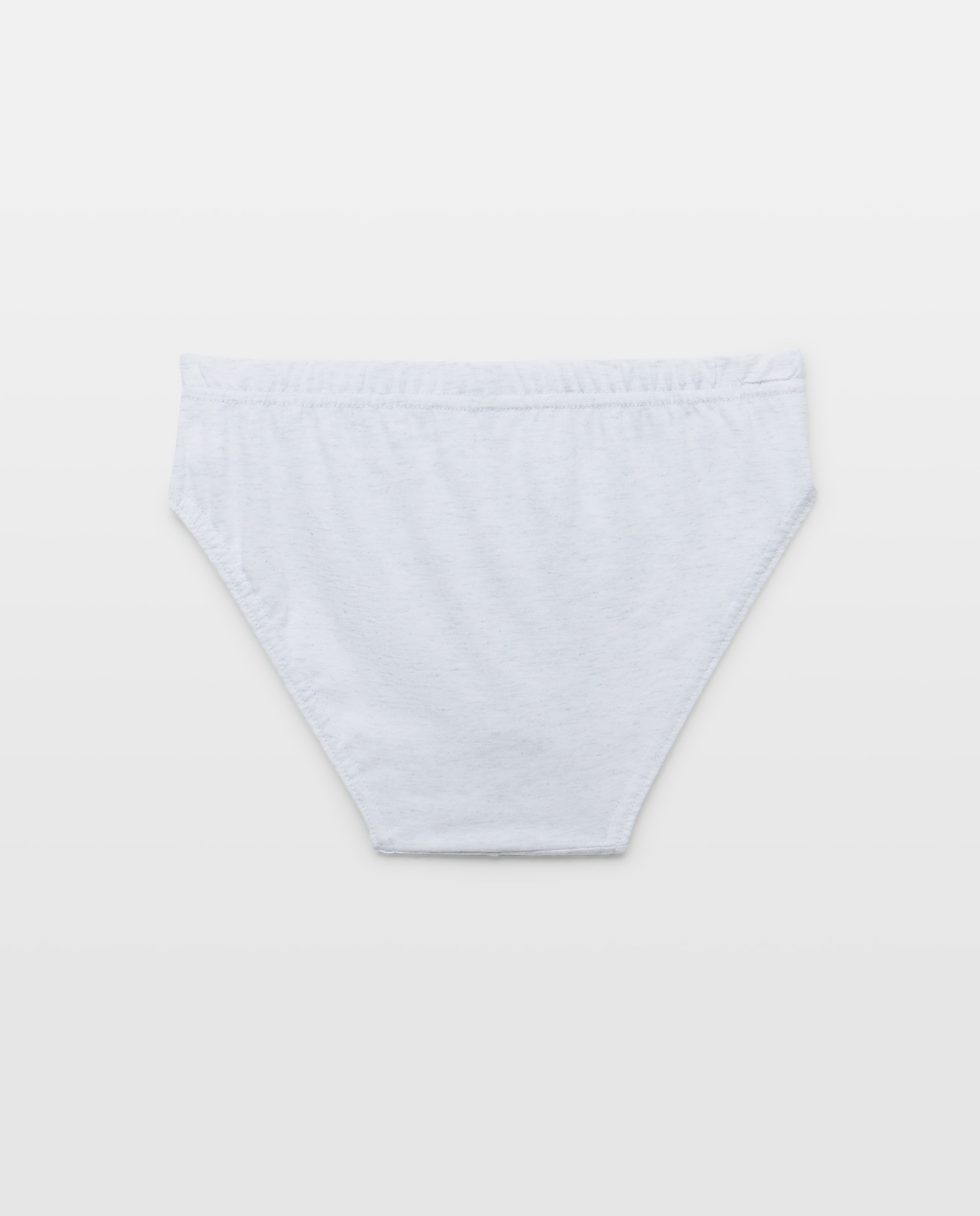 Pack de Três Slips Lisos Cotton Juice Cinzento-claro-2