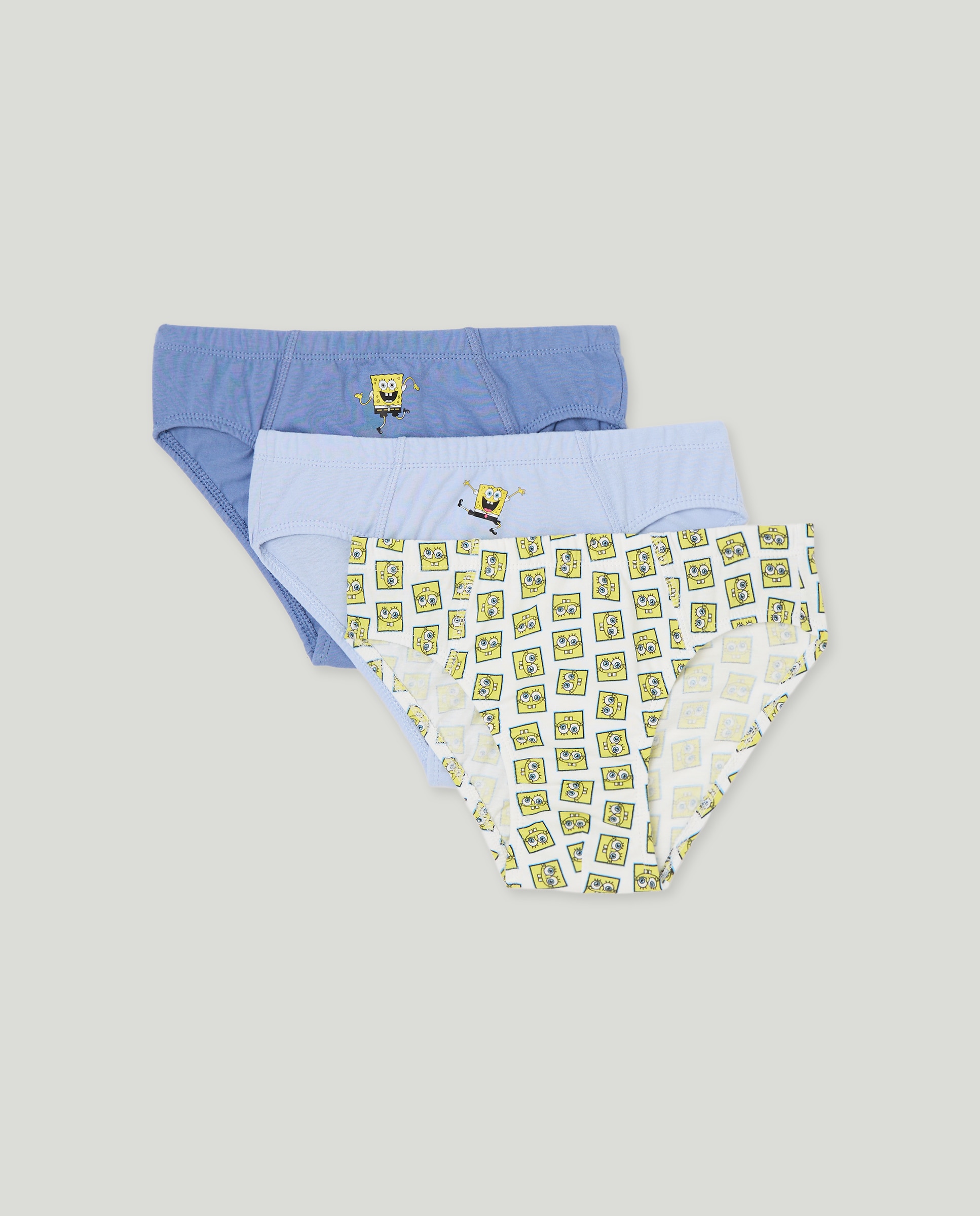 Pack de Três Boxers Bob Esponja Multicolor-1