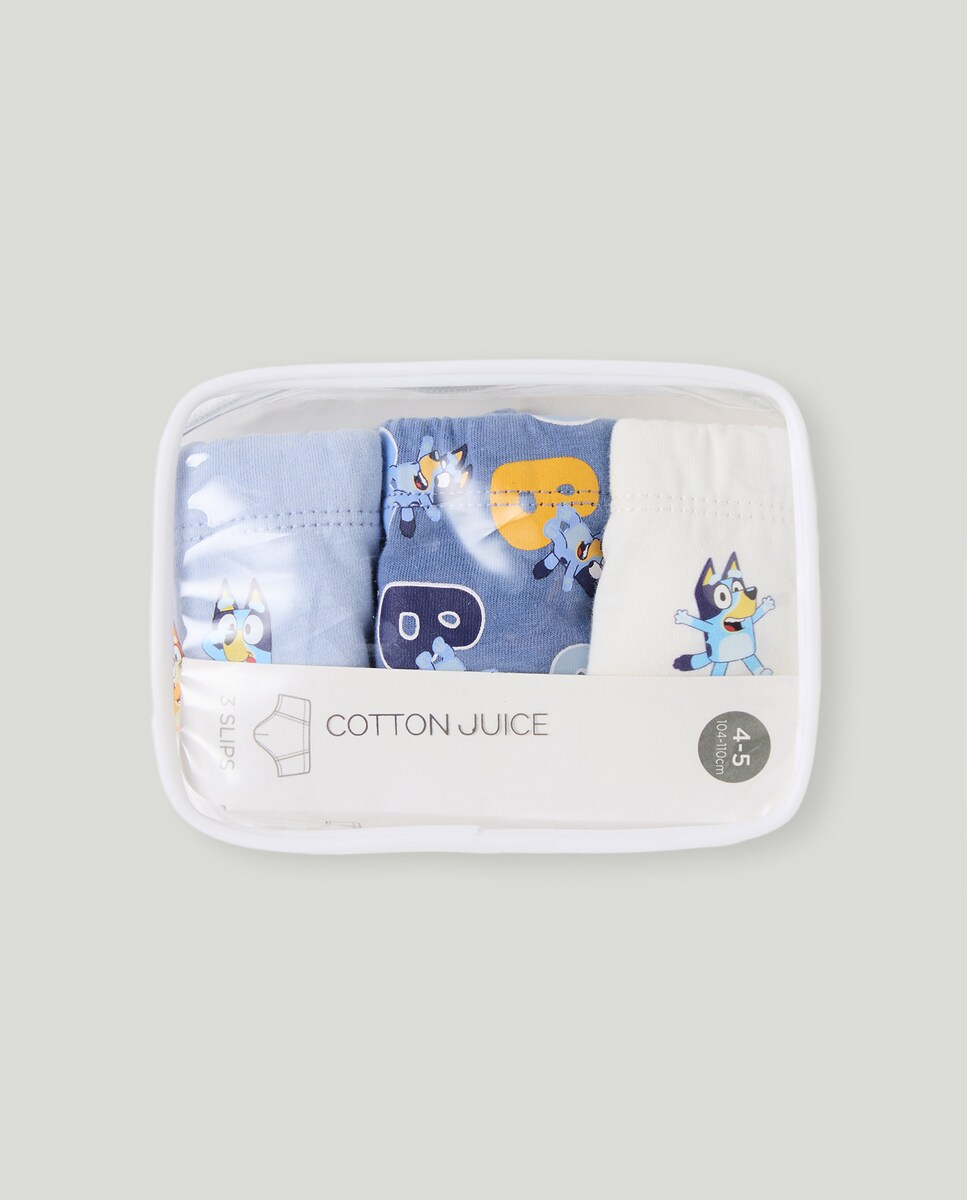 Pack de Três Boxers Bluey Multicolor-4