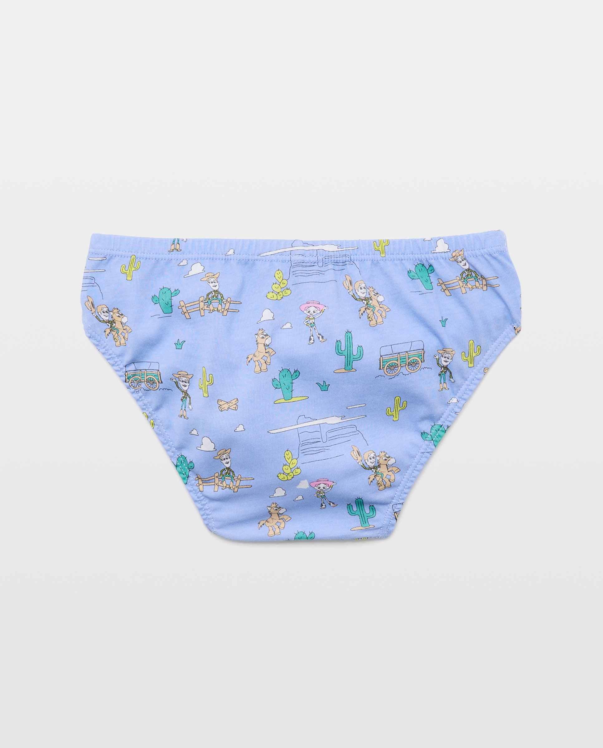 Pack de 3 slips de niño con motivos Toy Story - Cotton Juice - Azul marino Azul marino-2