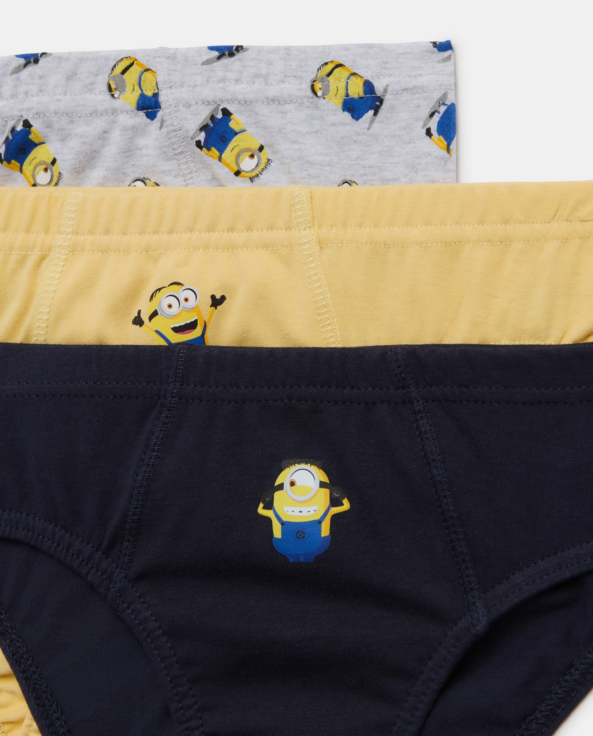Pack de 3 slip Minions de niño - Cotton Juice - Multicolor Multicolor-3