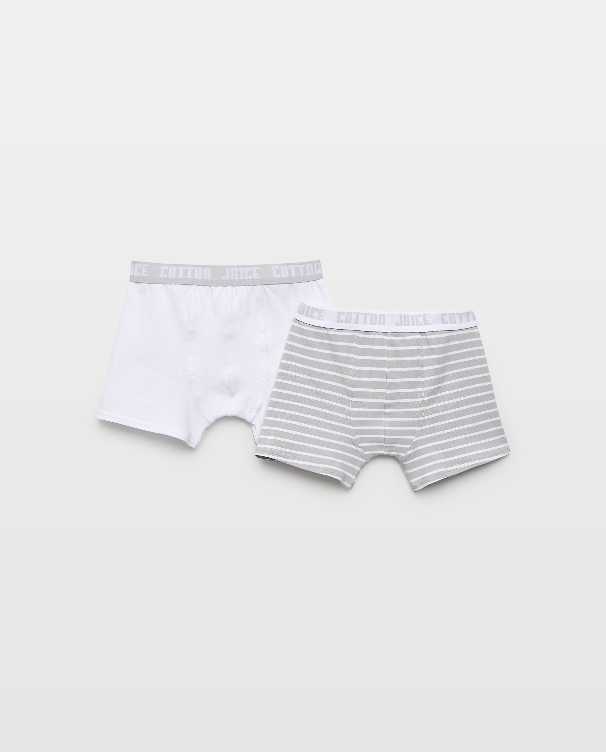 Pack de Dois Boxers Cotton Juice Cinzento-1