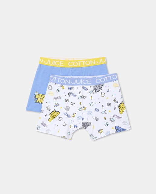 Imagem 0 de Pack de 2 Boxers com Estampado de Fantasia