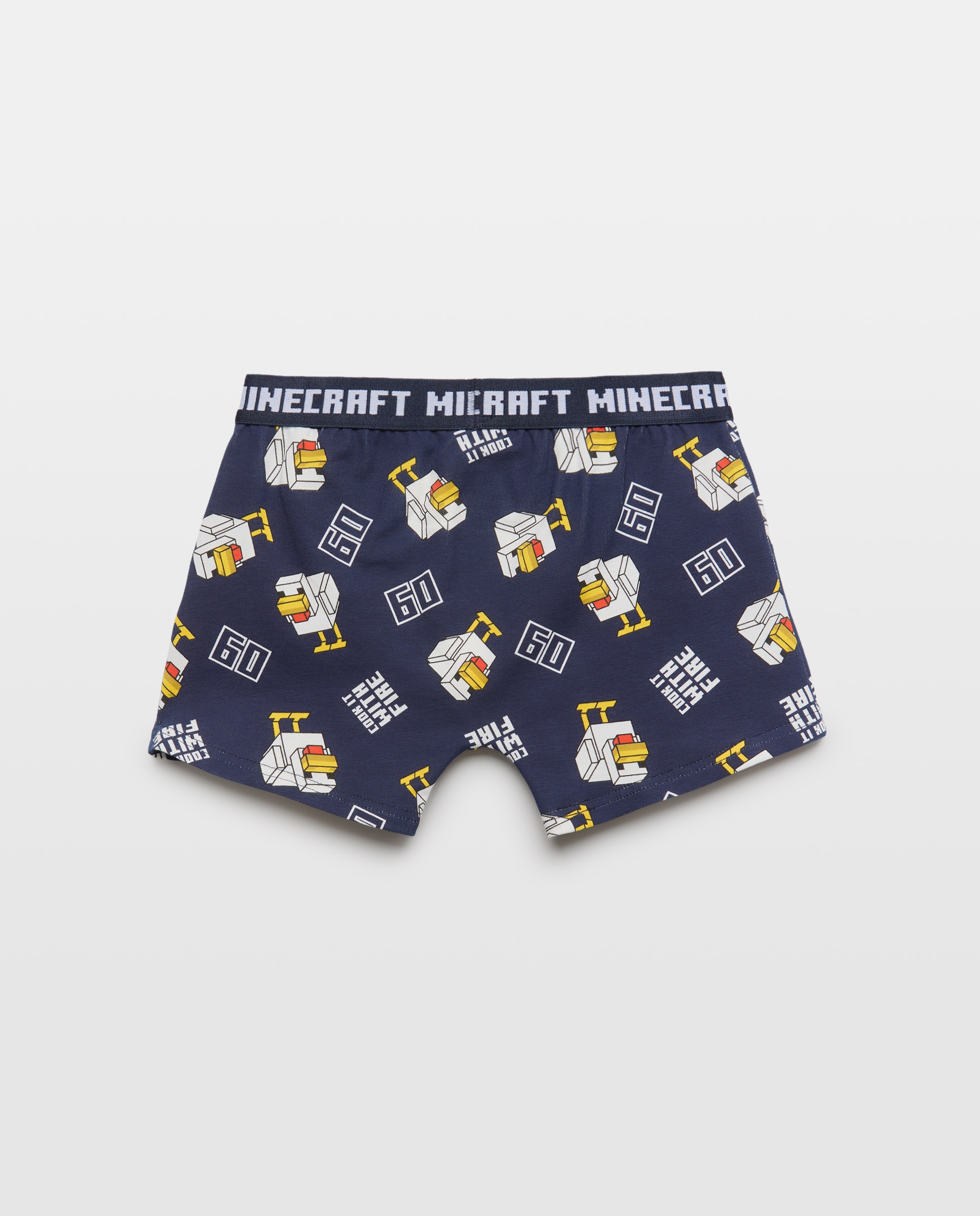 Pack de 2 boxer Minecraft de niño - Cotton Juice - Azul marino Azul marino-2