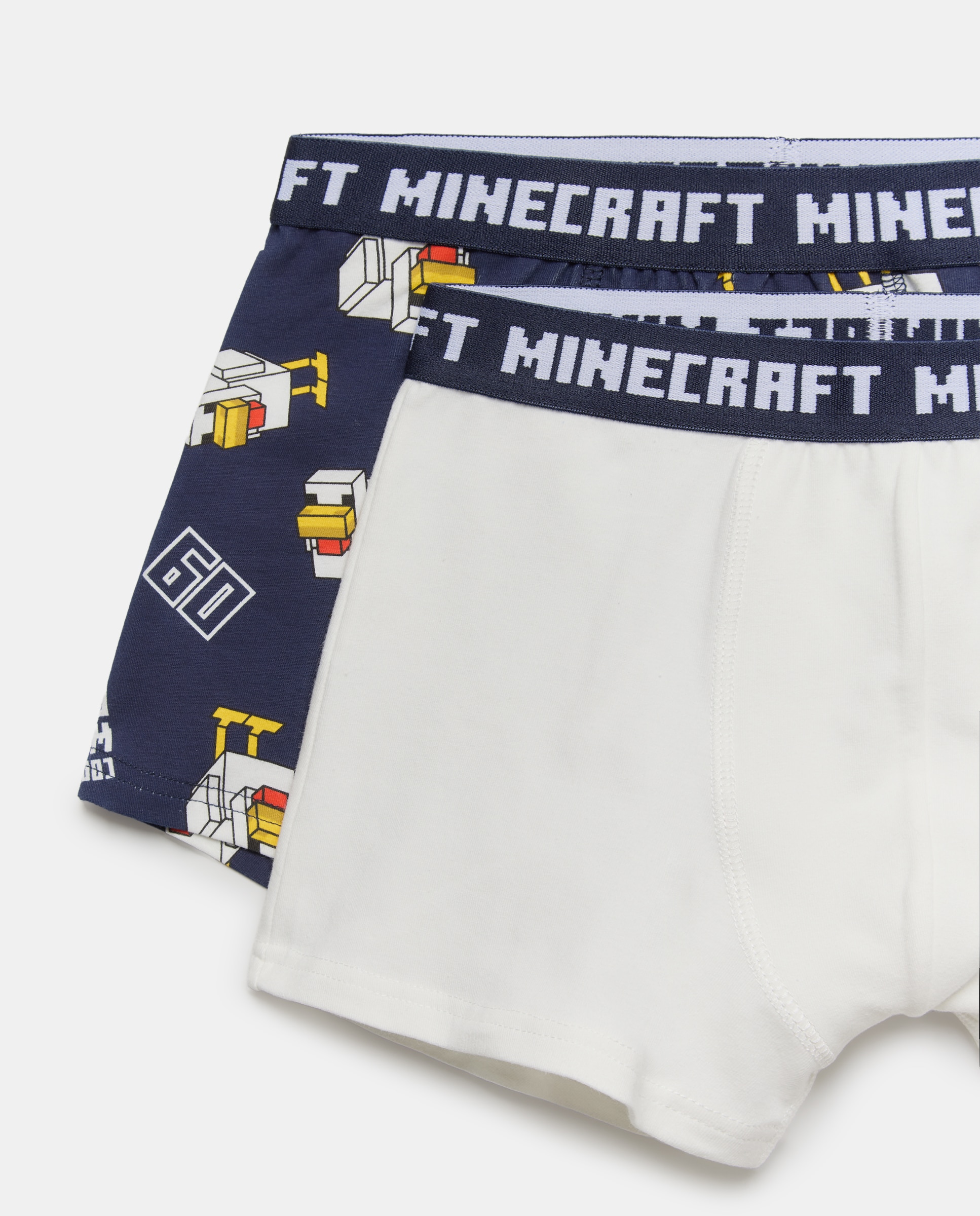Pack de 2 boxer Minecraft de niño - Cotton Juice - Azul marino Azul marino-3