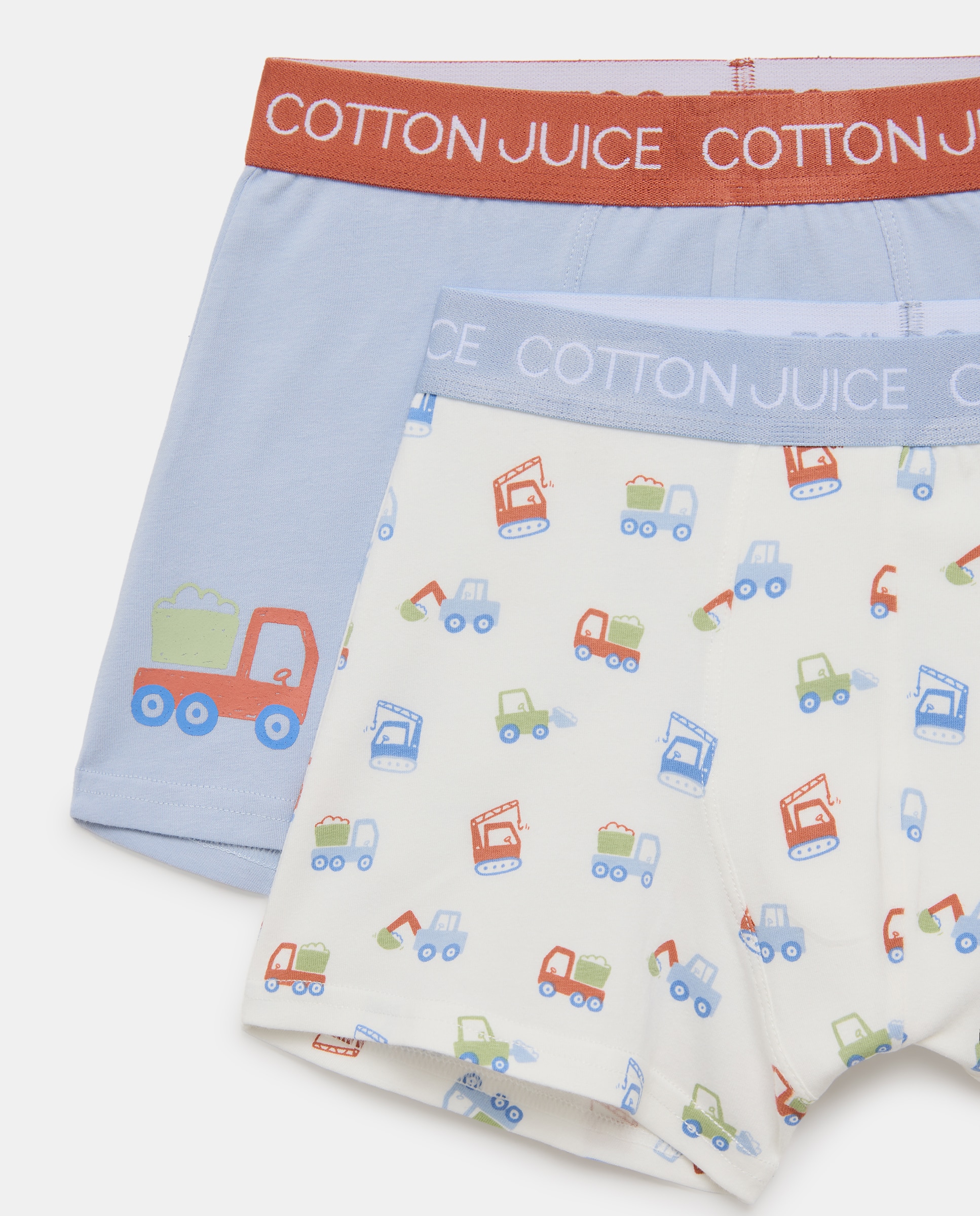 Pack de 2 Boxers com Estampado de Fantasia Azul-3