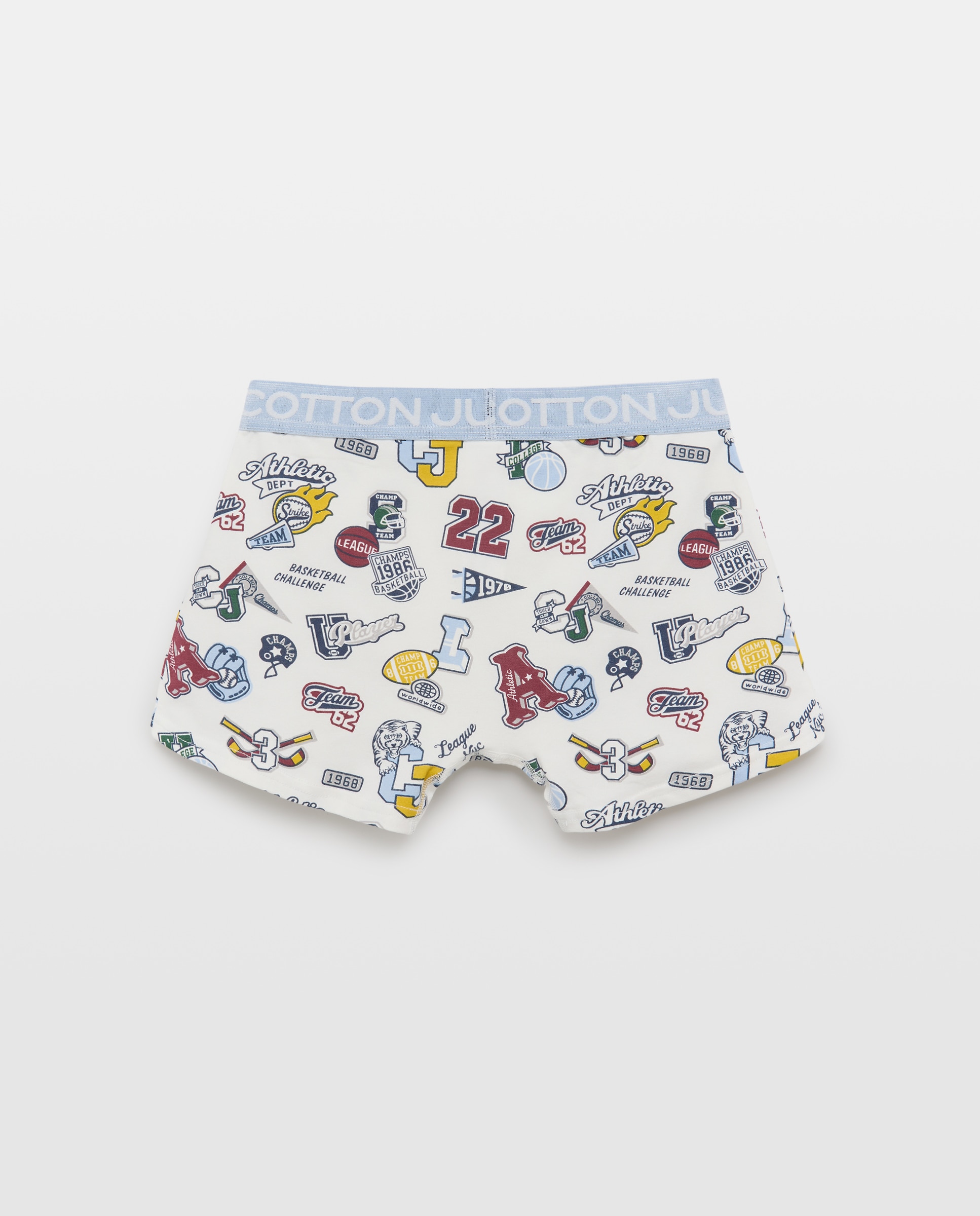 Pack de 2 Boxers com Estampado de Fantasia Cinzento-2