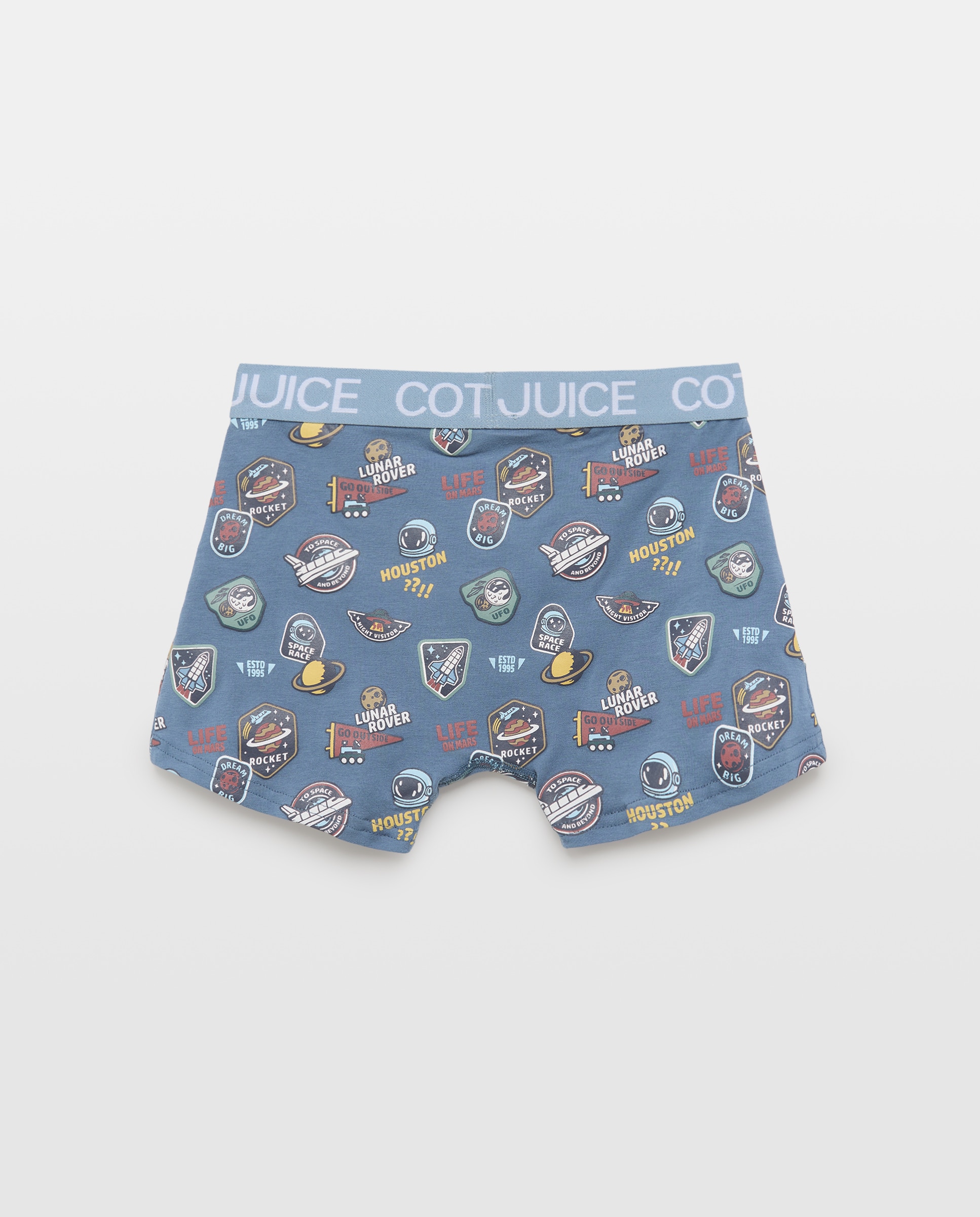 Pack de 2 Boxers com Estampado de Fantasia Azul-2