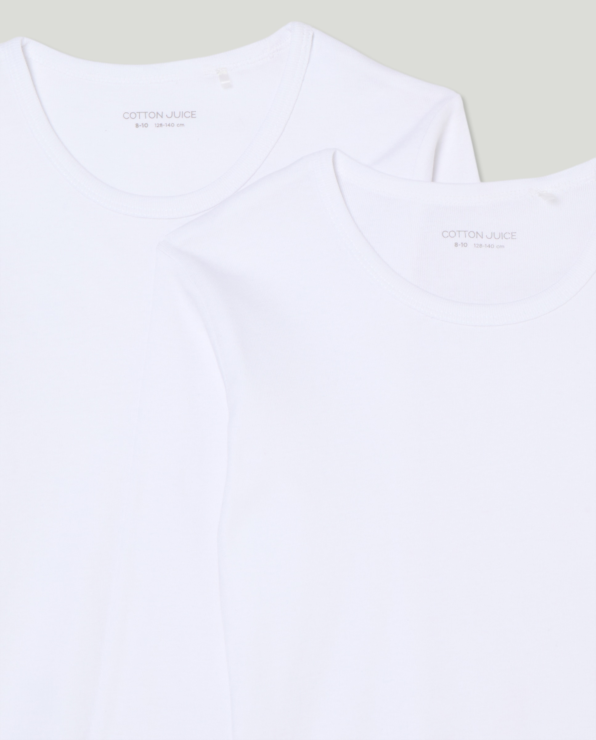 Pack de 2 Camisolas Básicas de Manga Comprida Branco-3