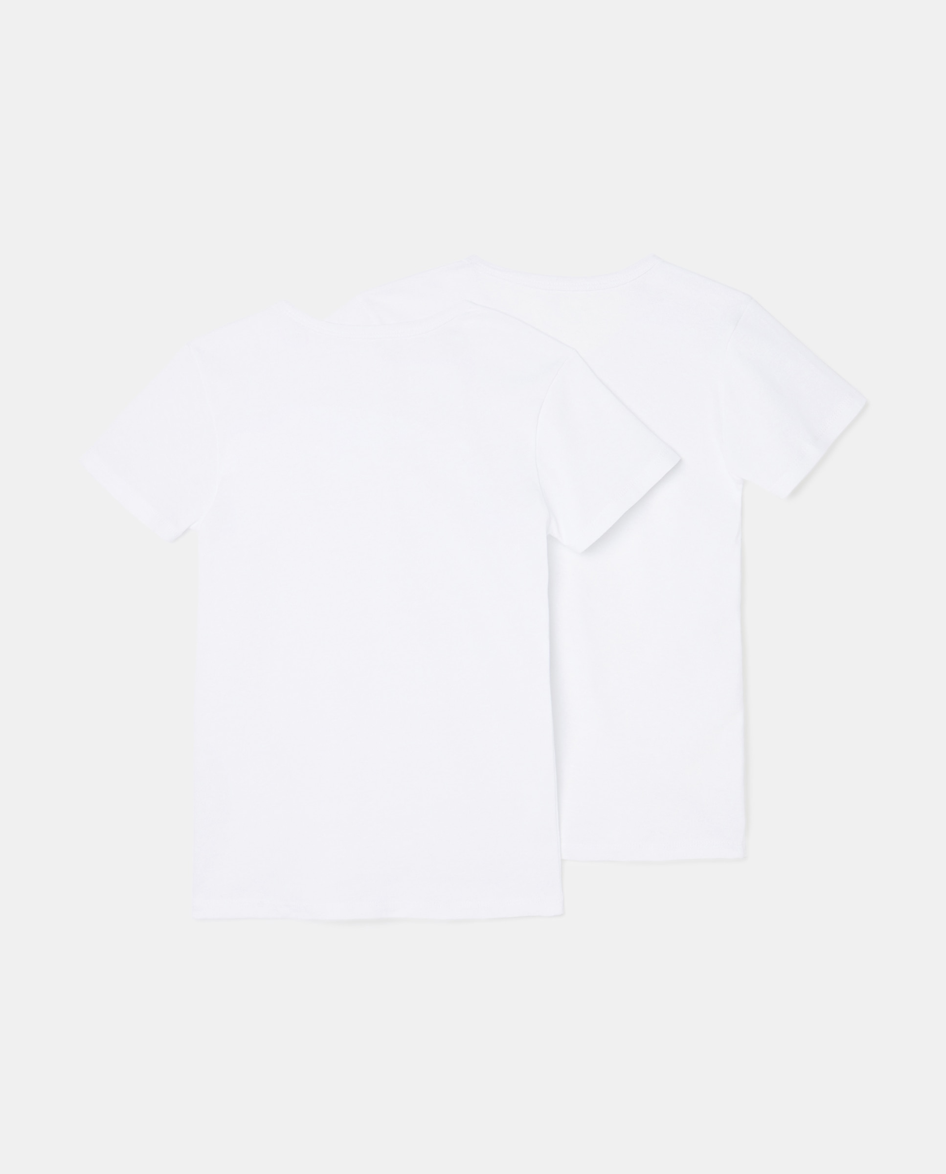 Pack de 2 camisetas de niño de manga corta - Cotton Juice - Blanco Blanco-2
