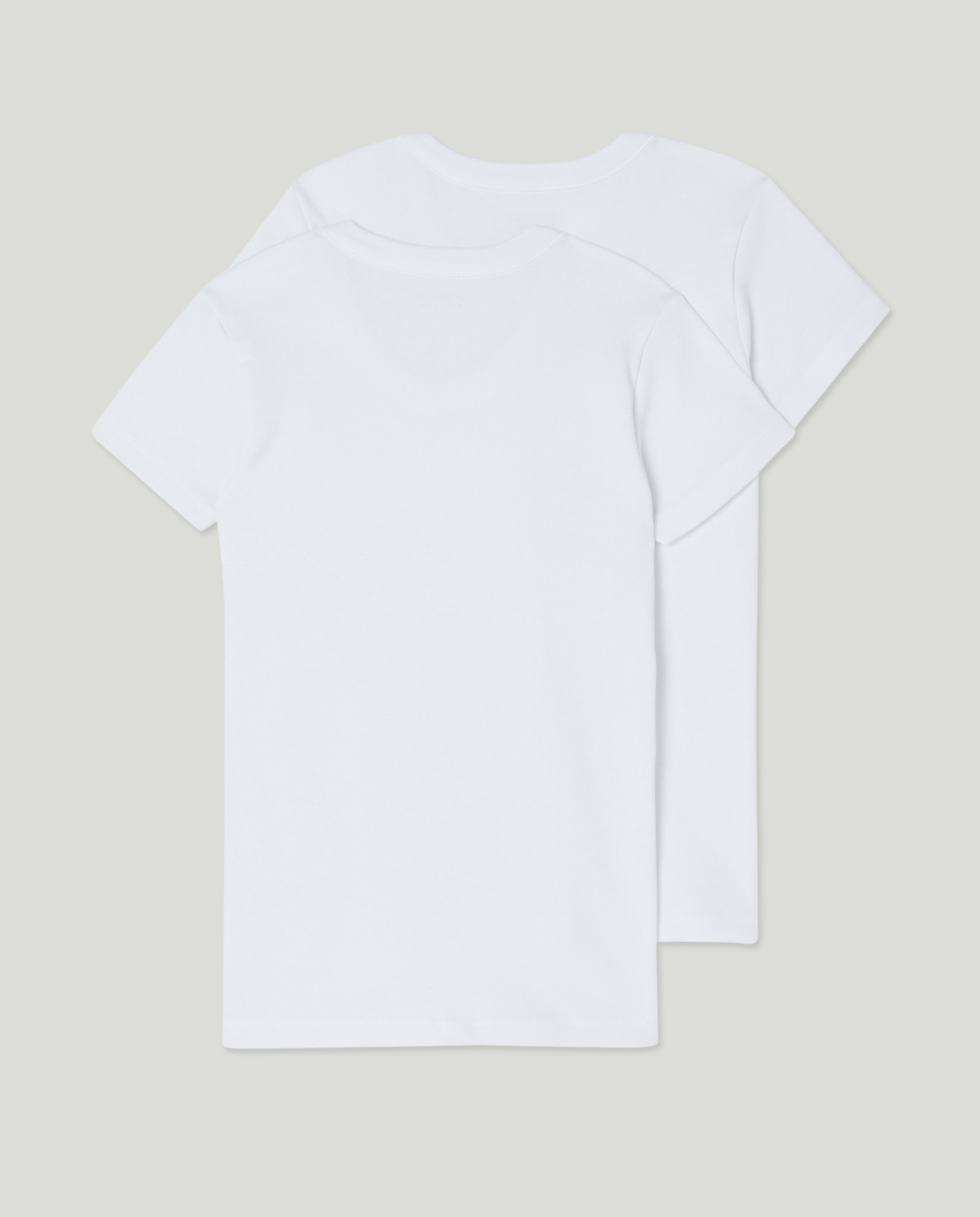 Pack 2 T-shirts Térmicas de Manga Curta e em Felpa Branco-2