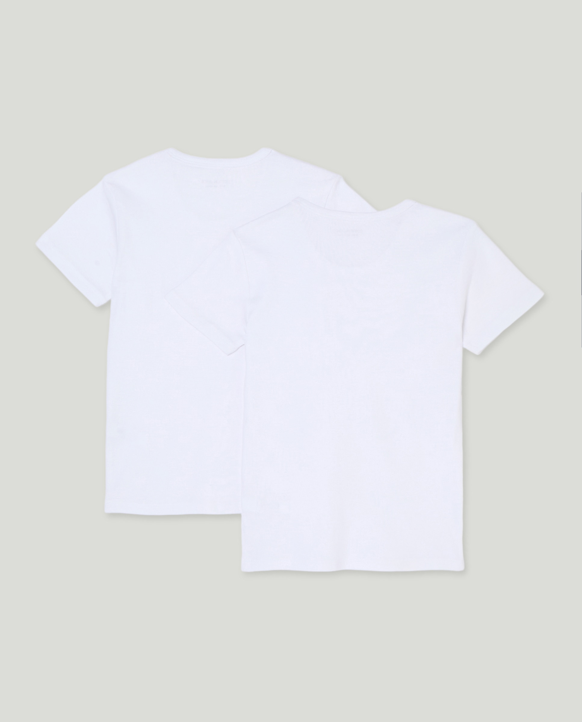 Pack de 2 T-shirts Básicas de Manga Curta Branco-2