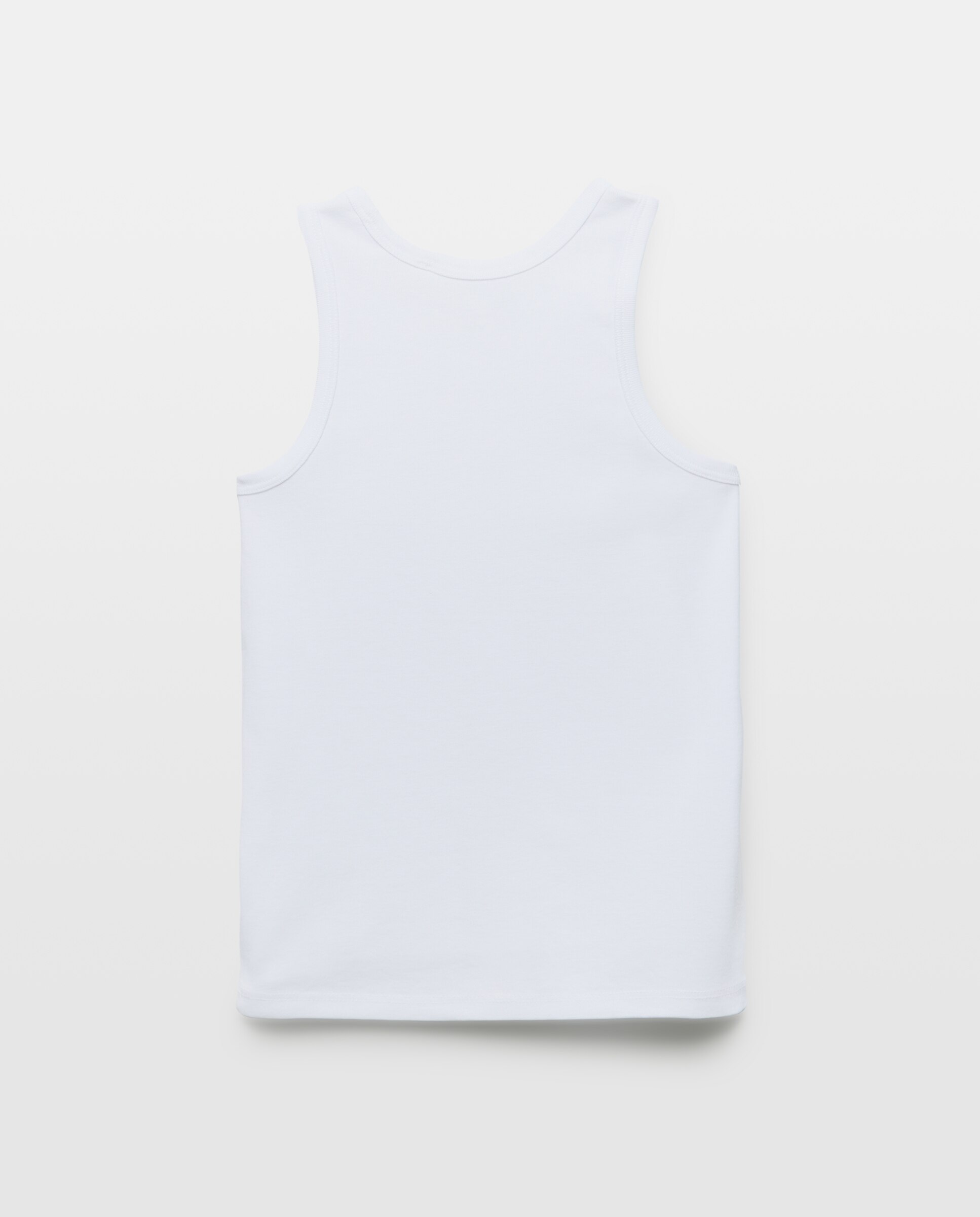 Pack de Duas T-shirts de Alças Básicas Cotton Juice Branco-2