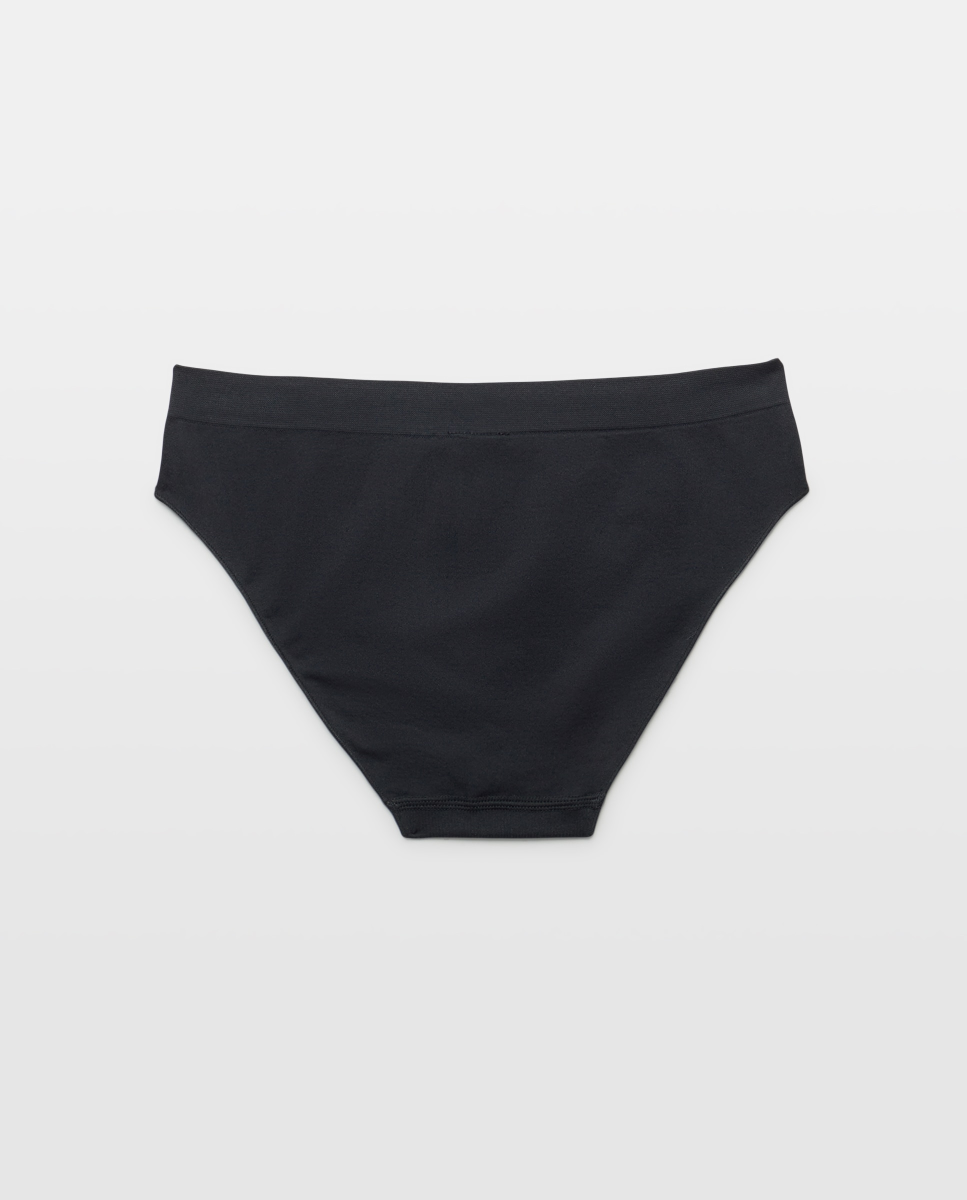 Pack de 2 bragas sin costuras de niña - Cotton Juice - Negro Negro-2