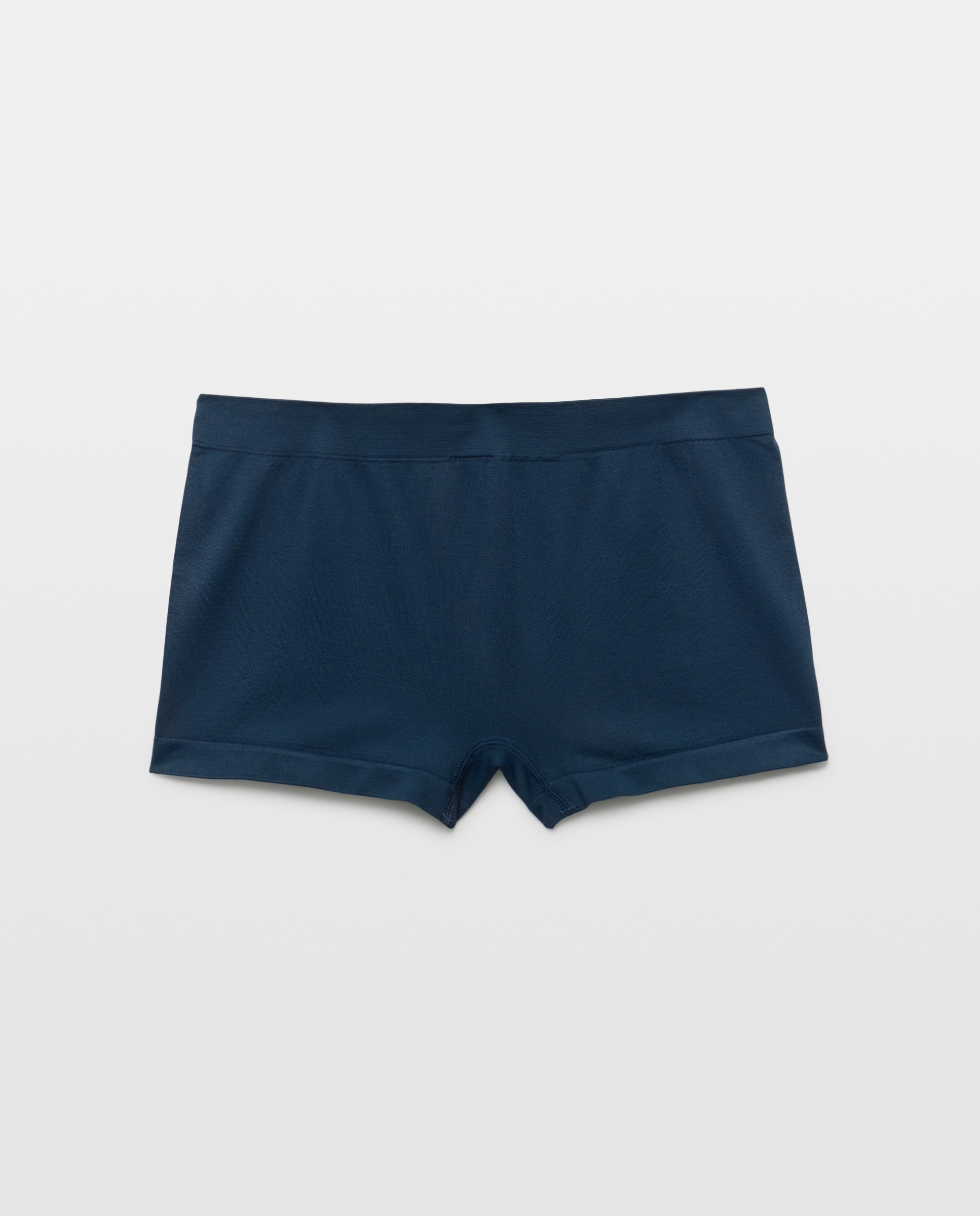 Pack de Duas Cuecas Tipo Calções sem Costuras Cotton Juice Azul-marinho-2