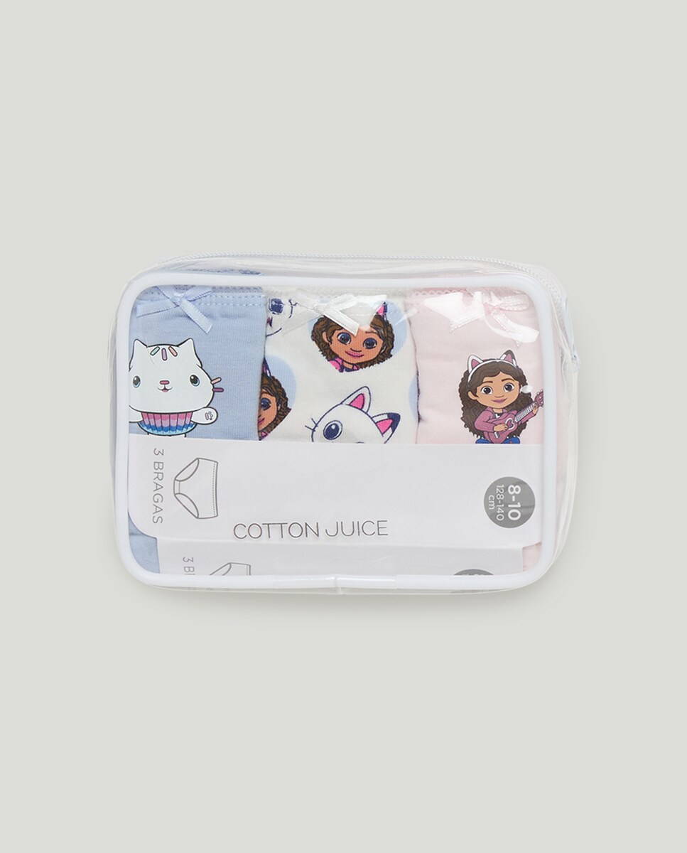 Pack de Três Cuecas Estampadas Multicolor-4