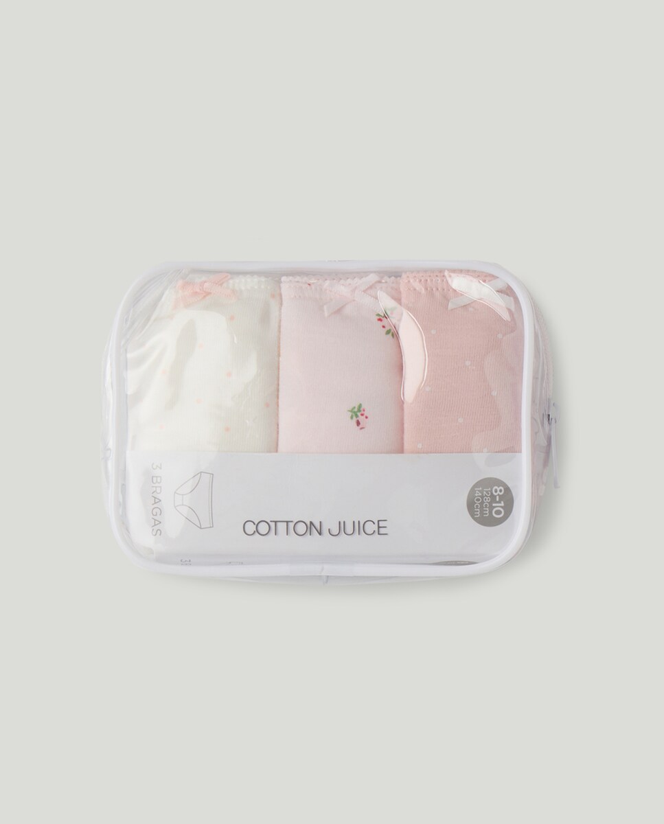 Pack de 3 Cuecas Regular Variadas com Estampados de Fantasia Multicolor-4