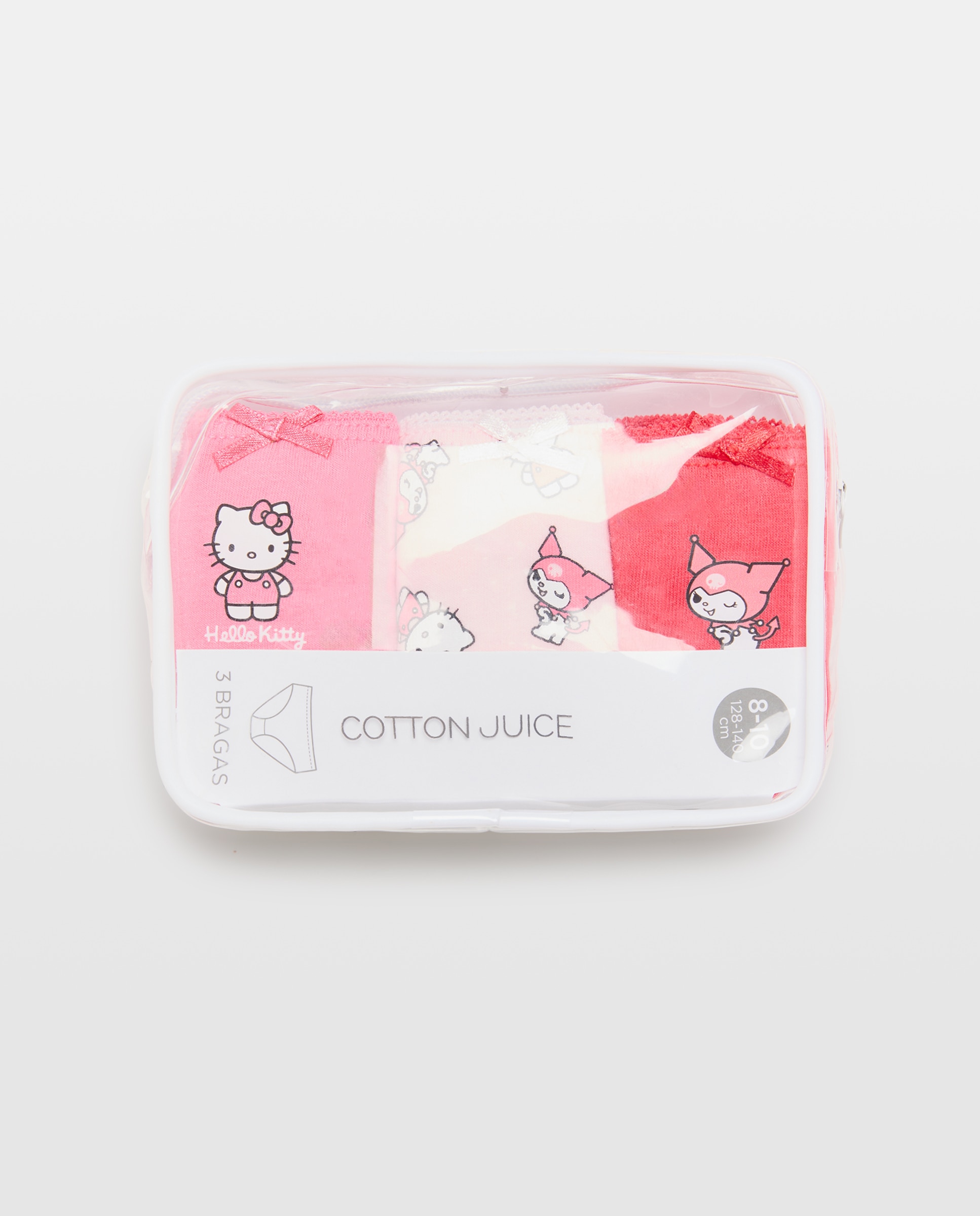 Pack de 3 Cuecas Hello Kitty Cotton Juice Multicolor-4