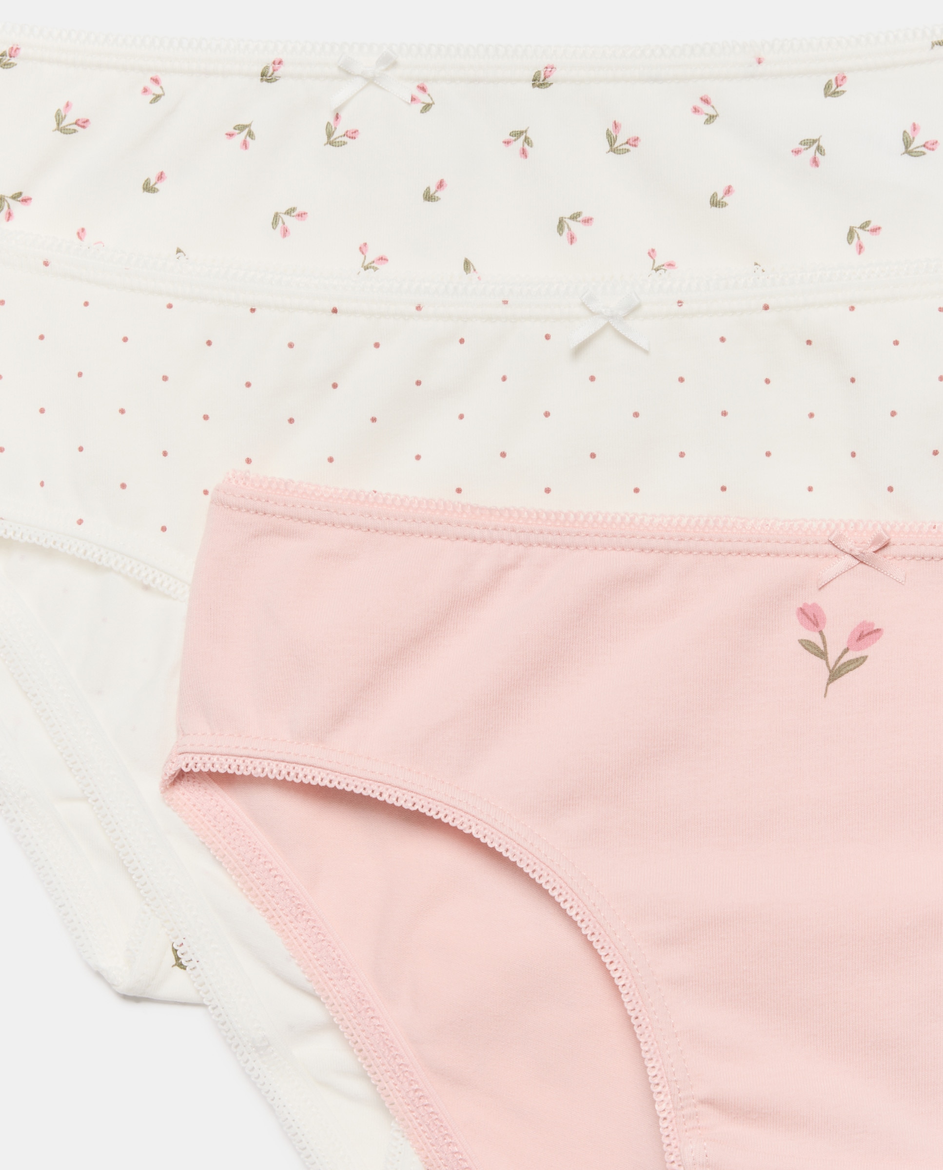 Pack de 3 Cuecas de Criança de Anca com Estampados - Várias Cores Cotton Juice Multicolor-3