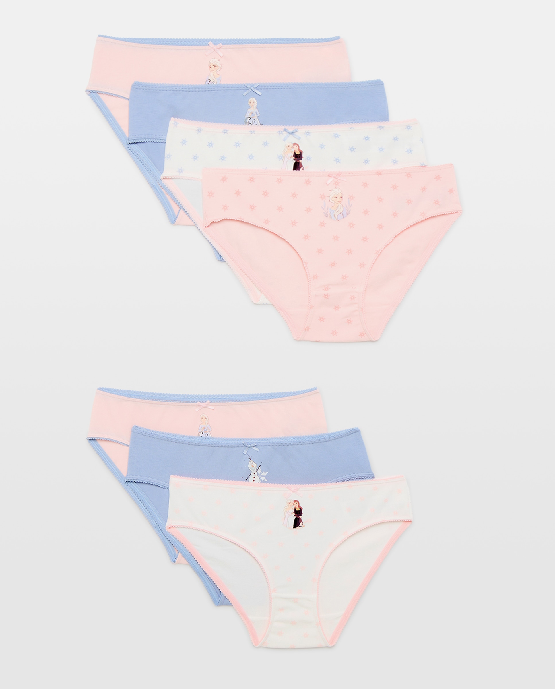Imagem 0 de Pack de 7 Cuecas de Criança de Anca com Estampado Fantasia FROZEN - Várias Cores