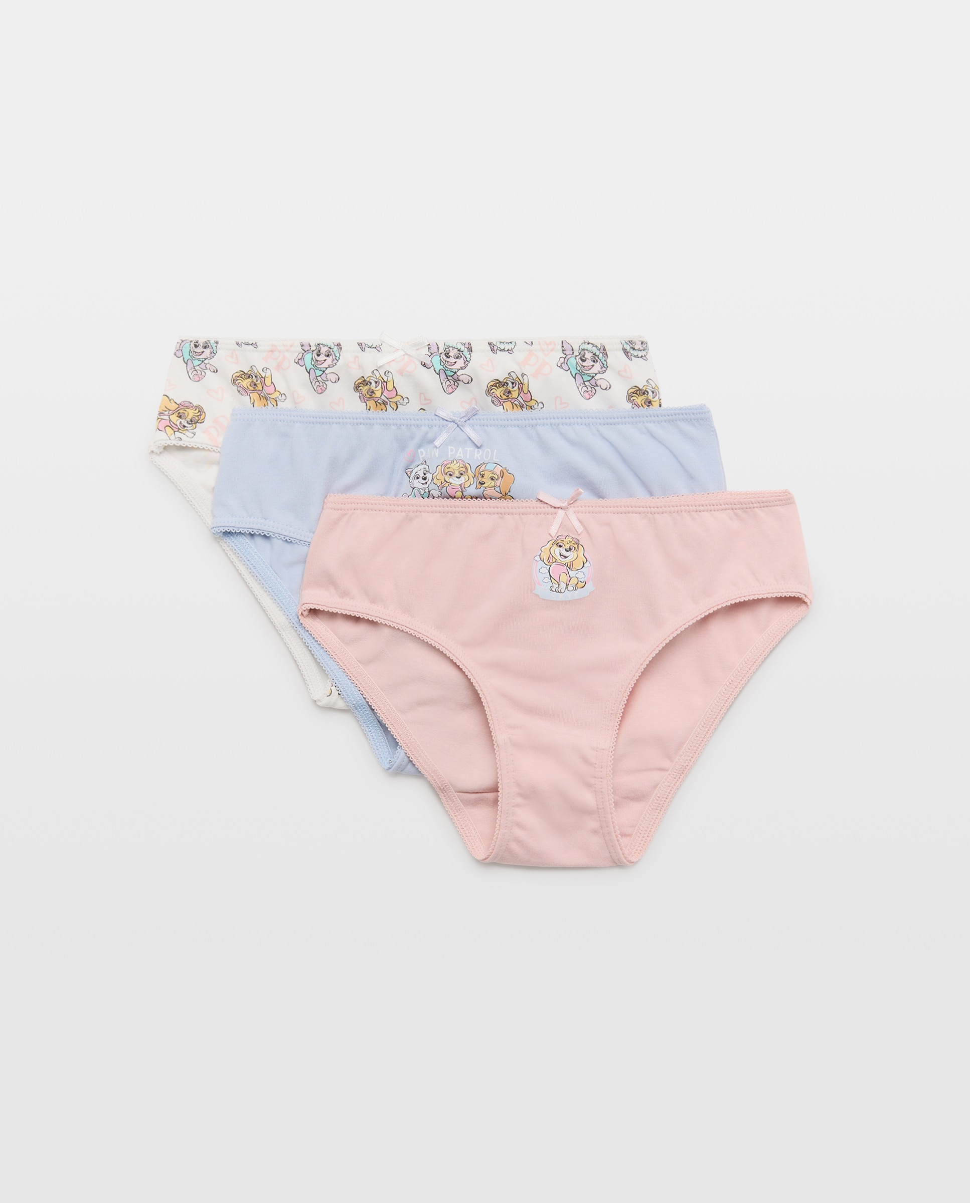 Pack de 3 bragas Paw Patrol de niña - Cotton Juice - Multicolor Multicolor-1