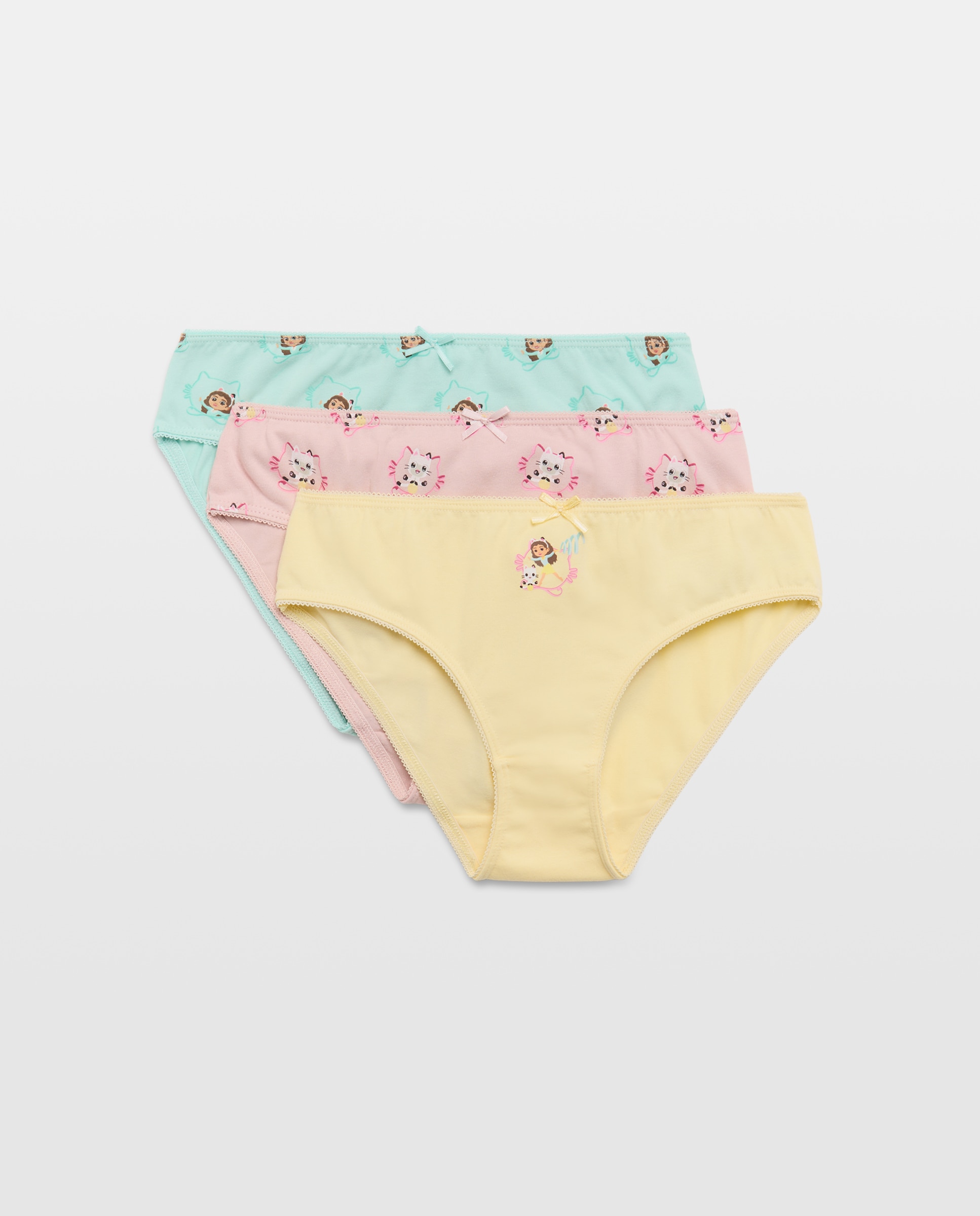Pack de 3 bragas Gabby Dollhouse de niña - Cotton Juice - Multicolor Multicolor-1