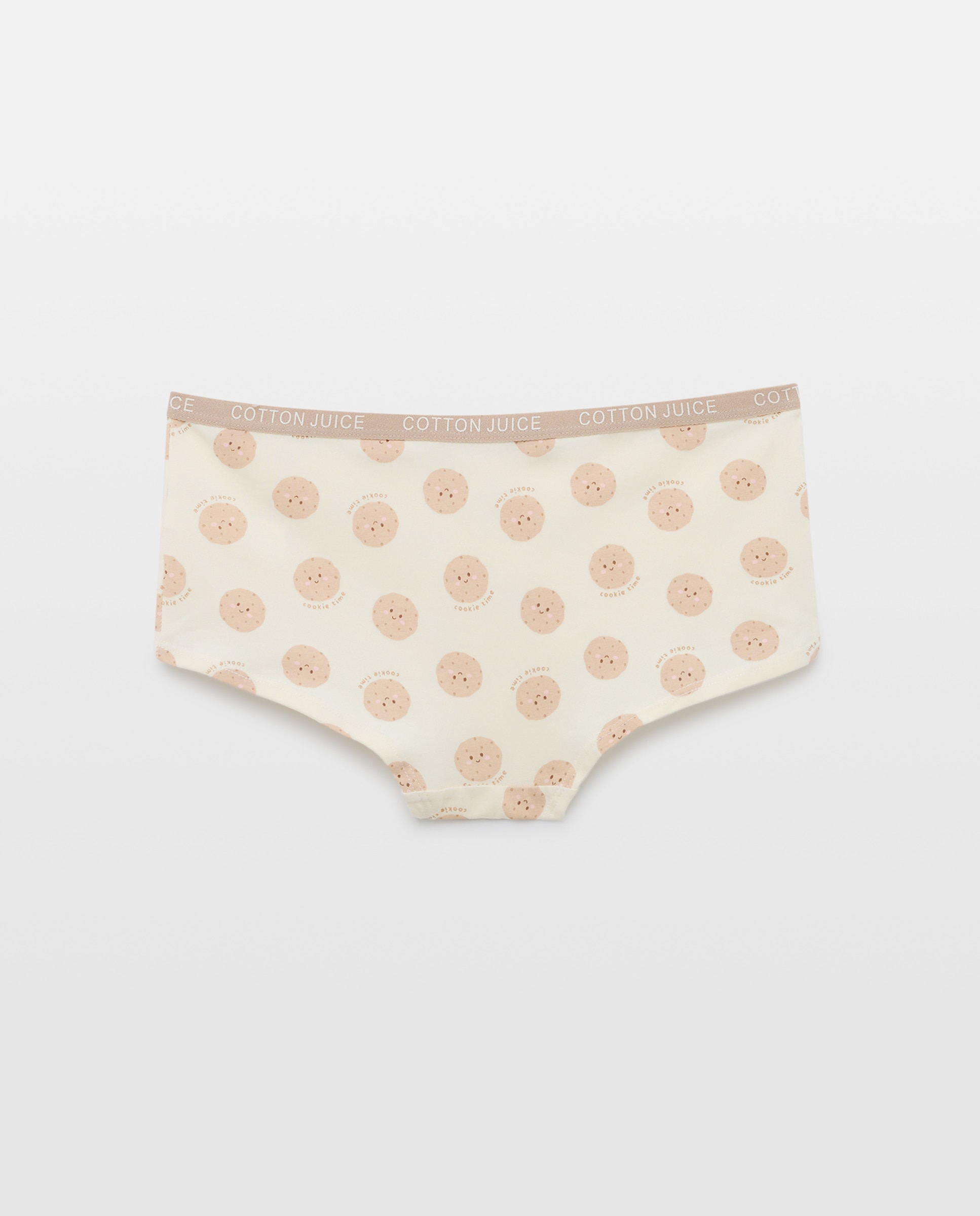 Pack de 2 Calções com Estampado de Fantasia de Cookies Branco-2