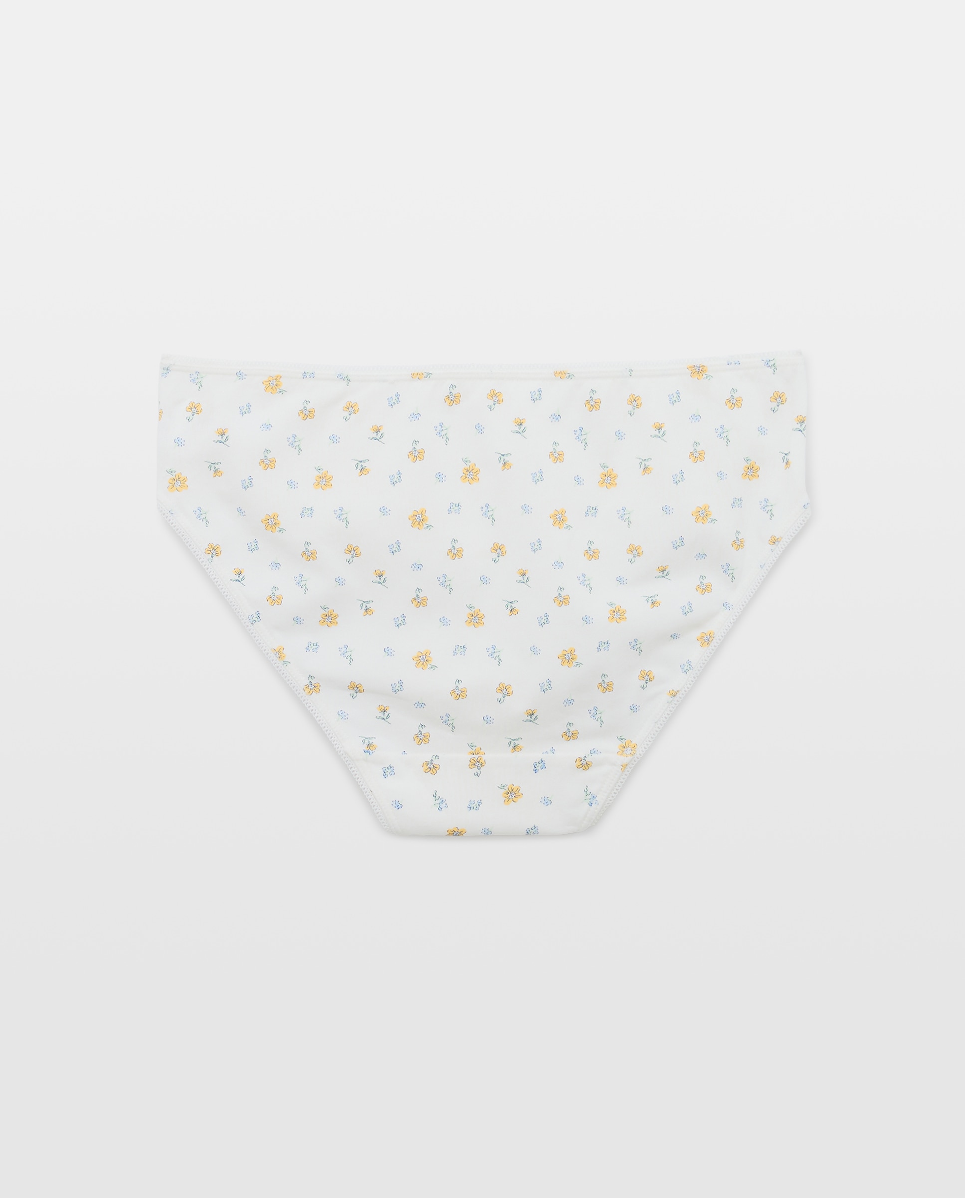 Pack de 3 Calções com Fantasia Floral Cotton Juice Azul-2