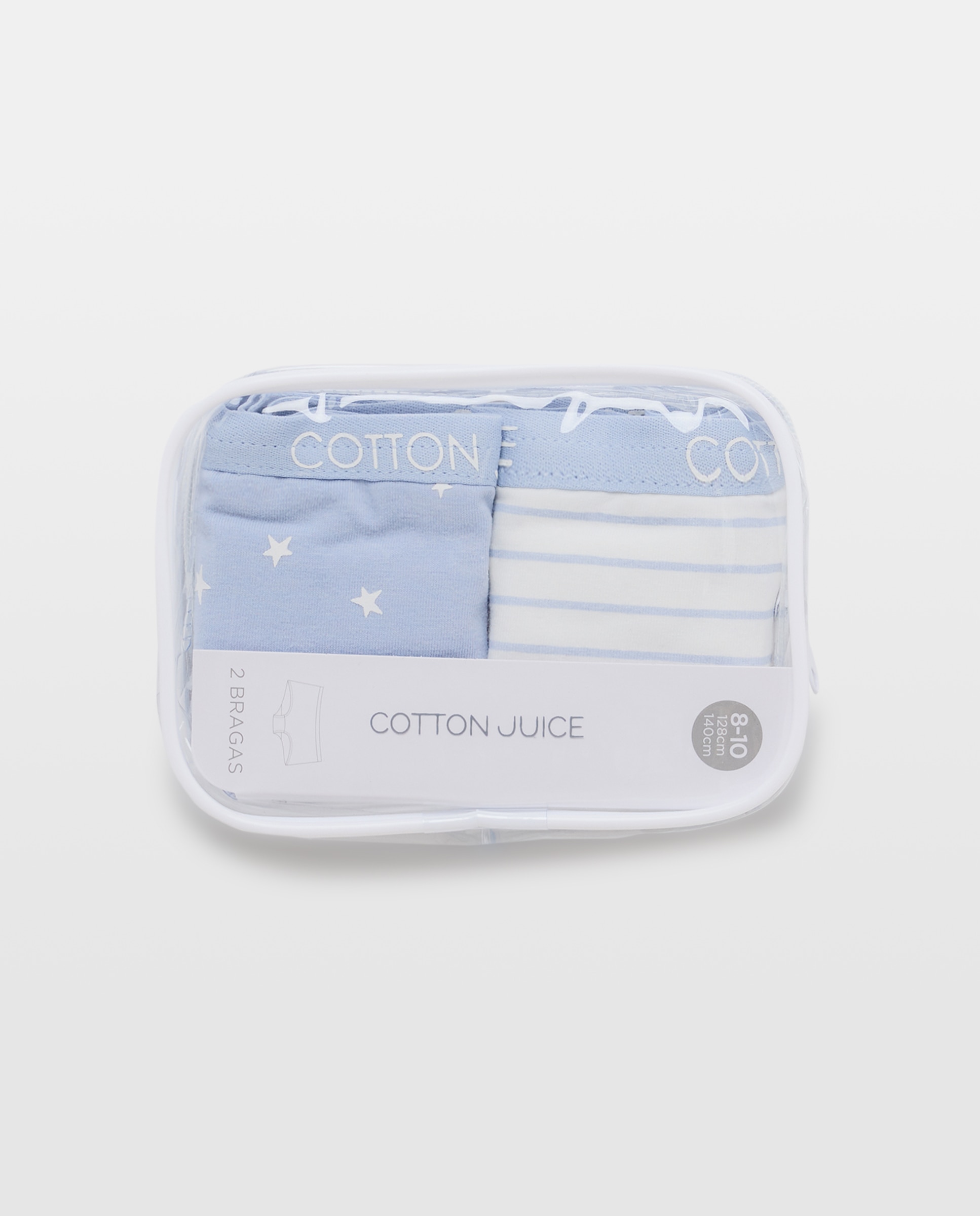Pack de 2 Calções com Estampado de Fantasia Azul-marinho-4