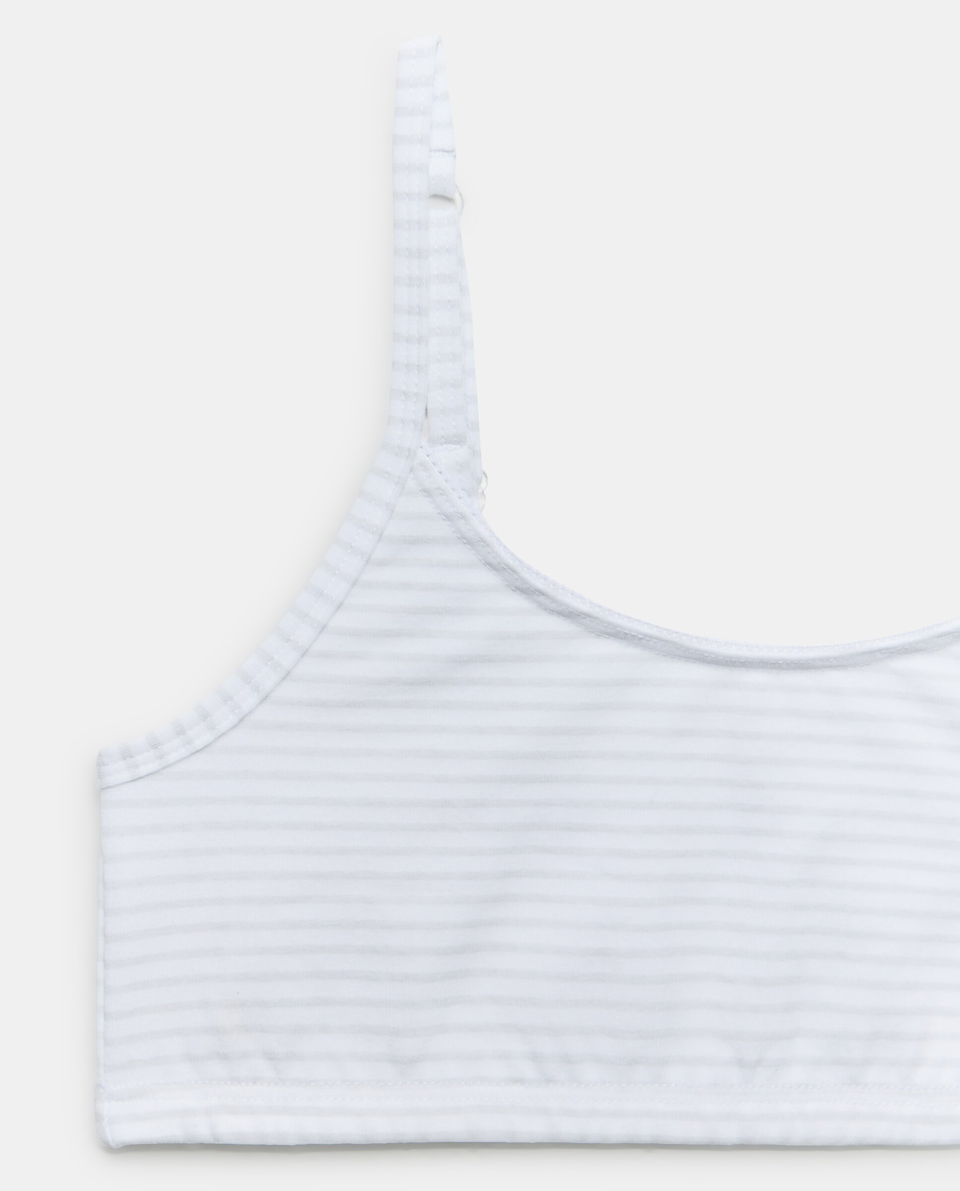 Pack de Tops às Riscas e Bolinhas Cotton Juice Cinzento-3