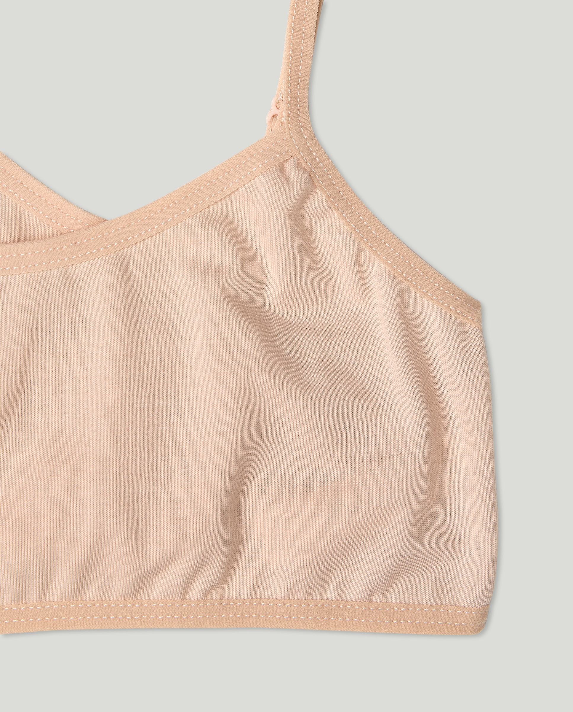 Pack de Dois Tops Básicos Cotton Juice Bege-3