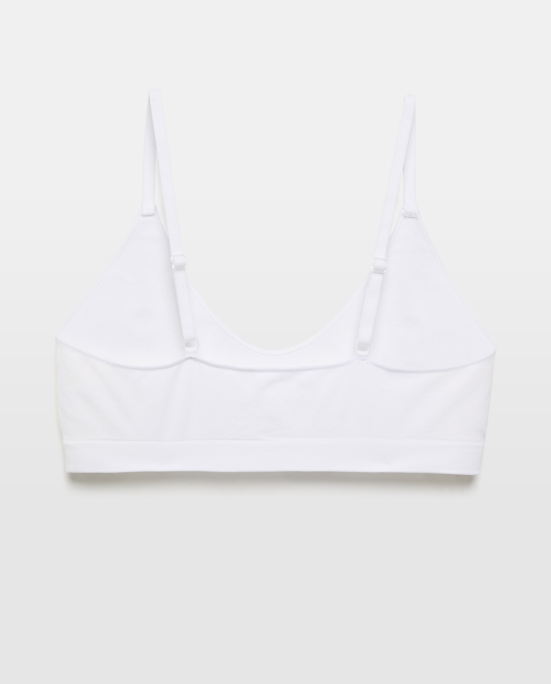 Top sin costuras de niña - Cotton Juice - Blanco Blanco-2