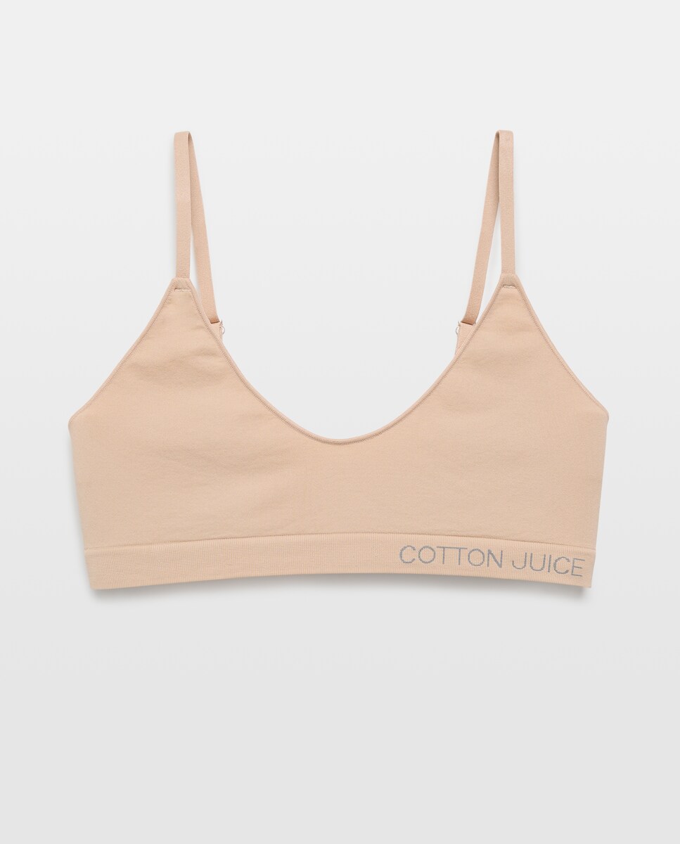 Top sin costuras de niña · Cotton Juice · El Corte Inglés