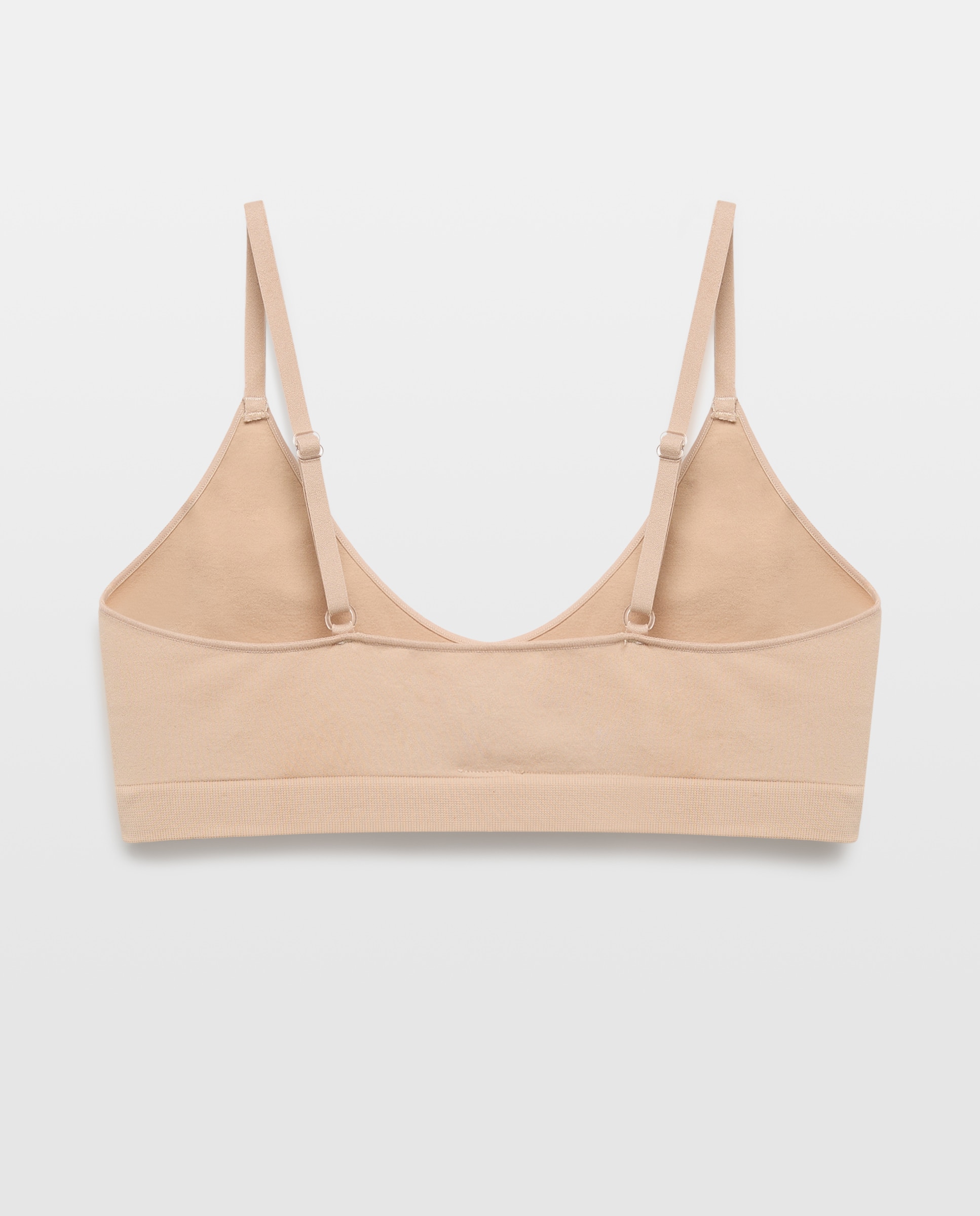Top sem Costuras Cotton Juice Bege-2