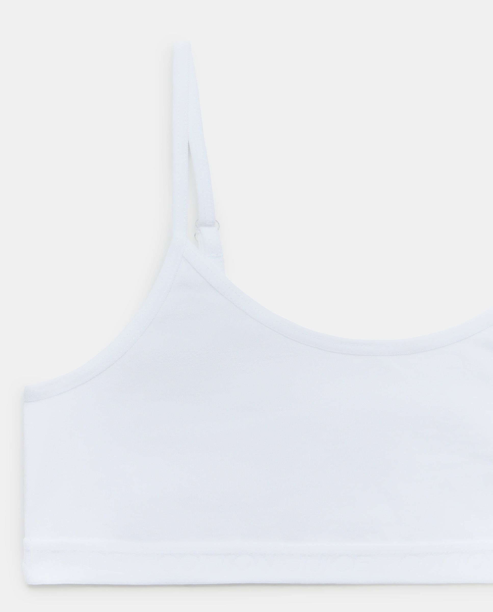 Pack de dos top lisos de niña - Cotton Juice - Blanco Blanco-3
