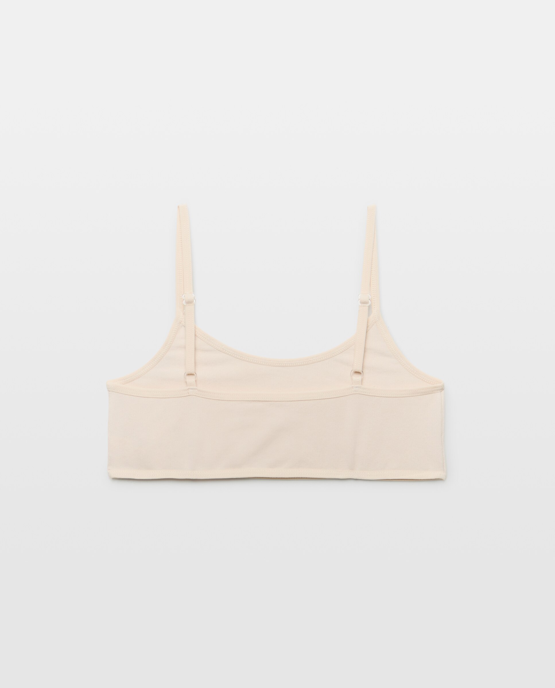 Pack de Dois Tops Lisos Cotton Juice Bege-2