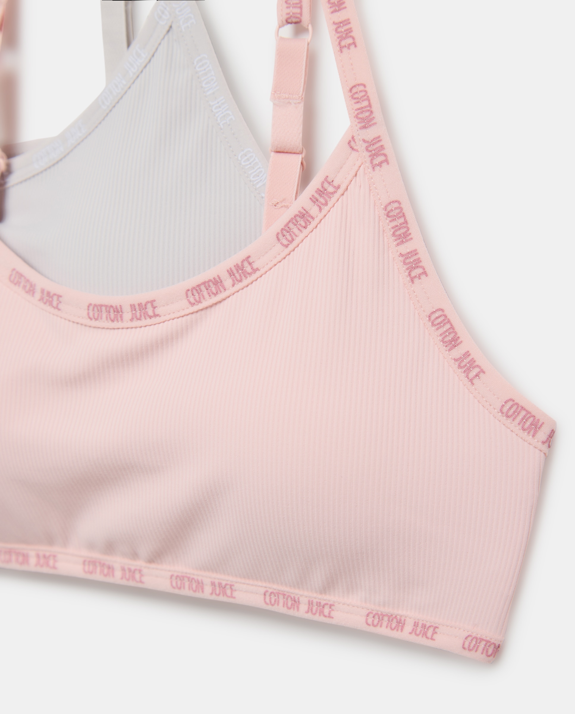 Pack de 2 Tops de Criança com Estampados - Várias Cores Cotton Juice Multicolor-3