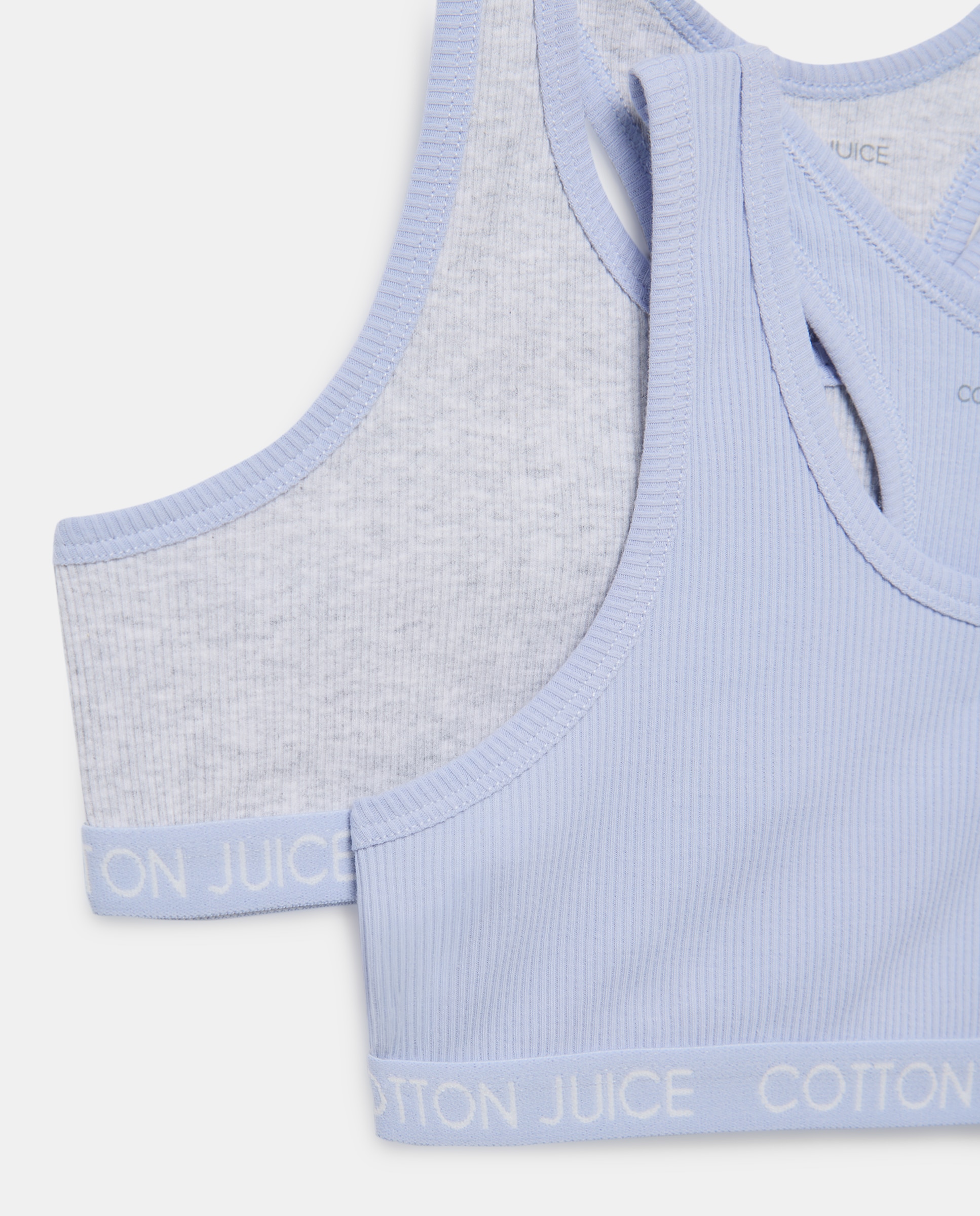 Pack de 2 Tops de Criança com Estampados - Várias Cores Cotton Juice Multicolor-3