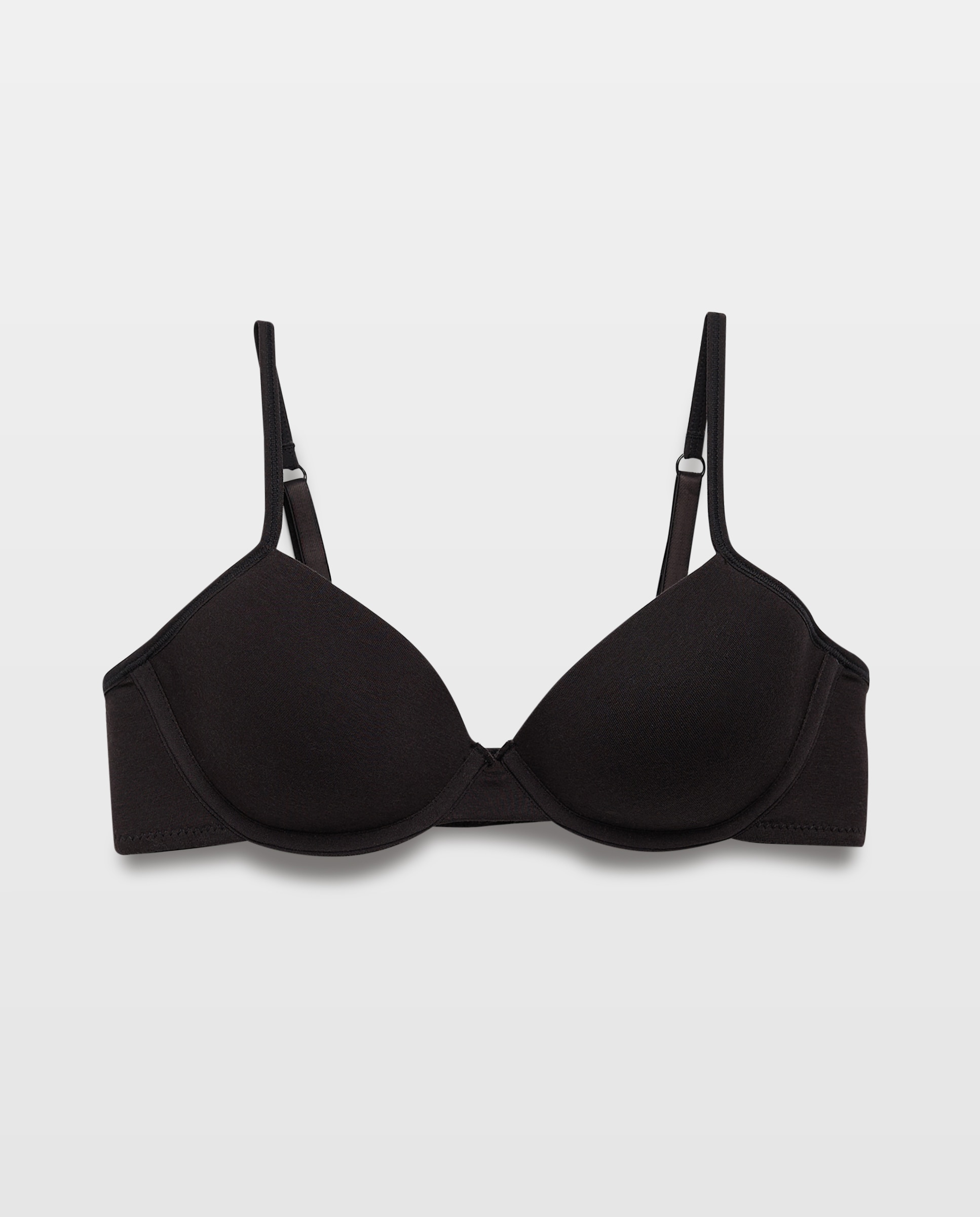 Soutien Almofadado com Aro Cotton Juice Preto-1
