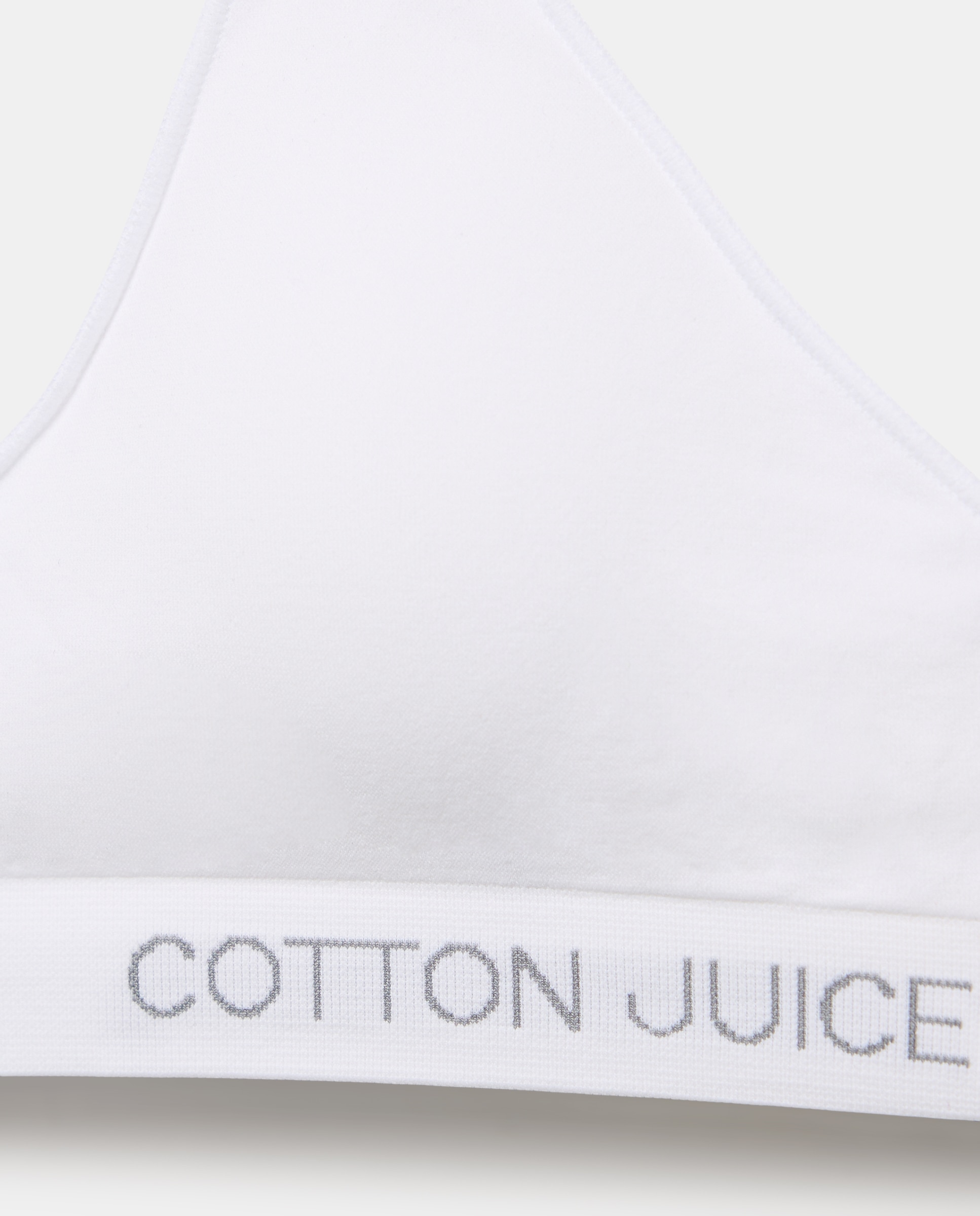 Sujetador foam extraible sin costuras niña - Cotton Juice - Blanco Blanco-3