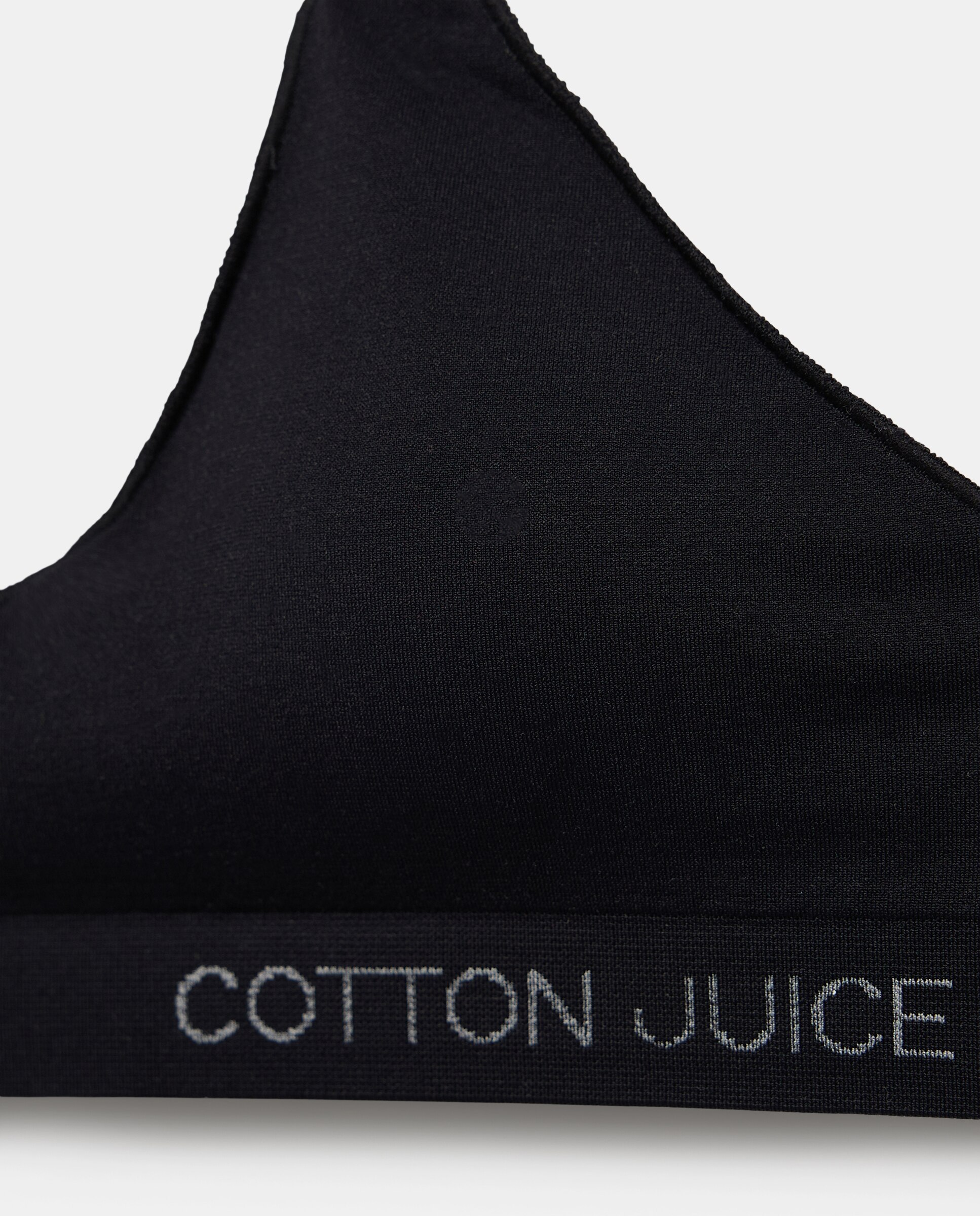 Sujetador foam extraible sin costuras niña - Cotton Juice - Negro Negro-3